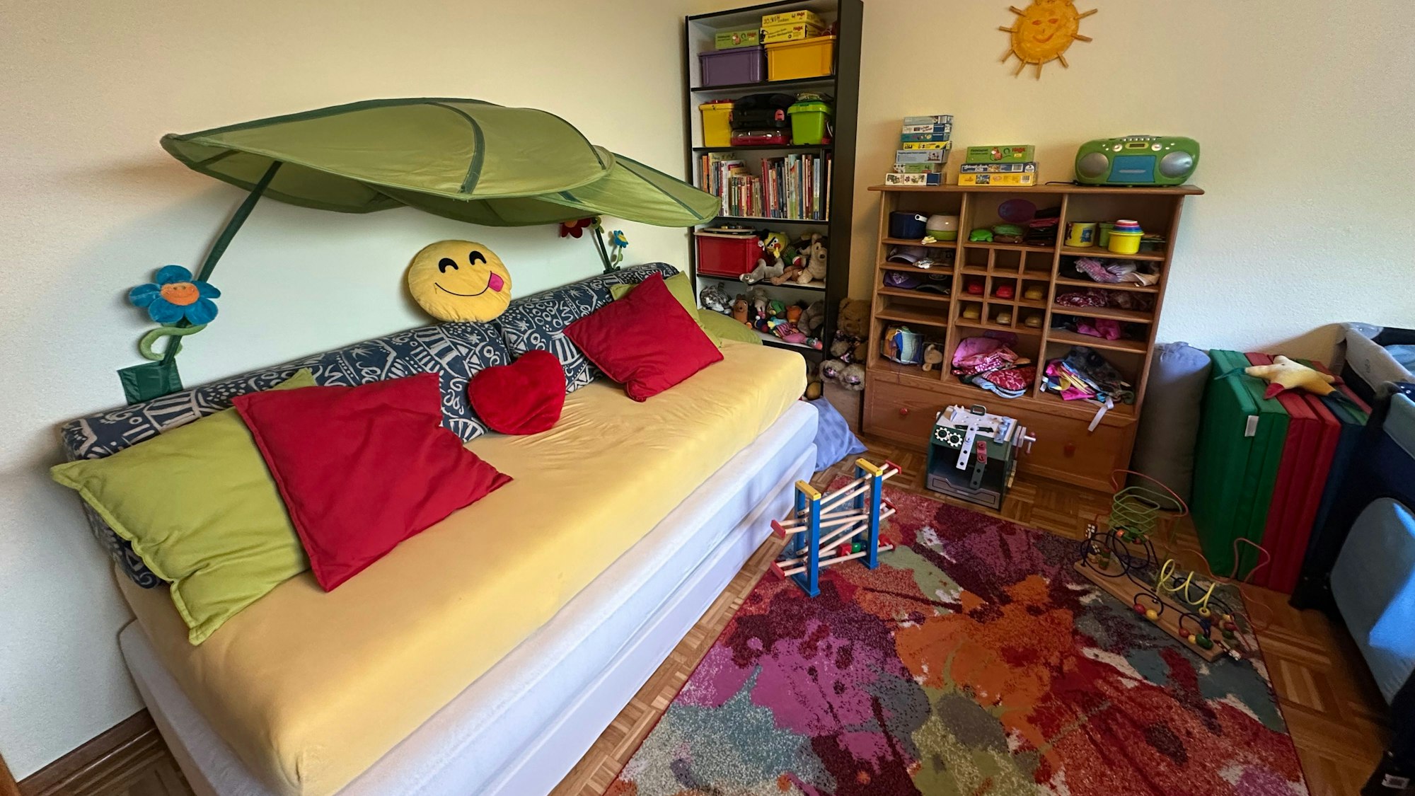 Blick in eines der beiden Spielzimmer bei Tagesmutter Johanna Heidbrink.