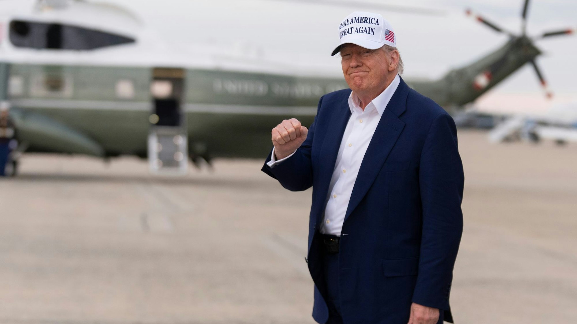 Trump äußert sein Unverständnis über das Handeln von Putin mit Blick auf die jüngsten massiven Drohnenangriffe.