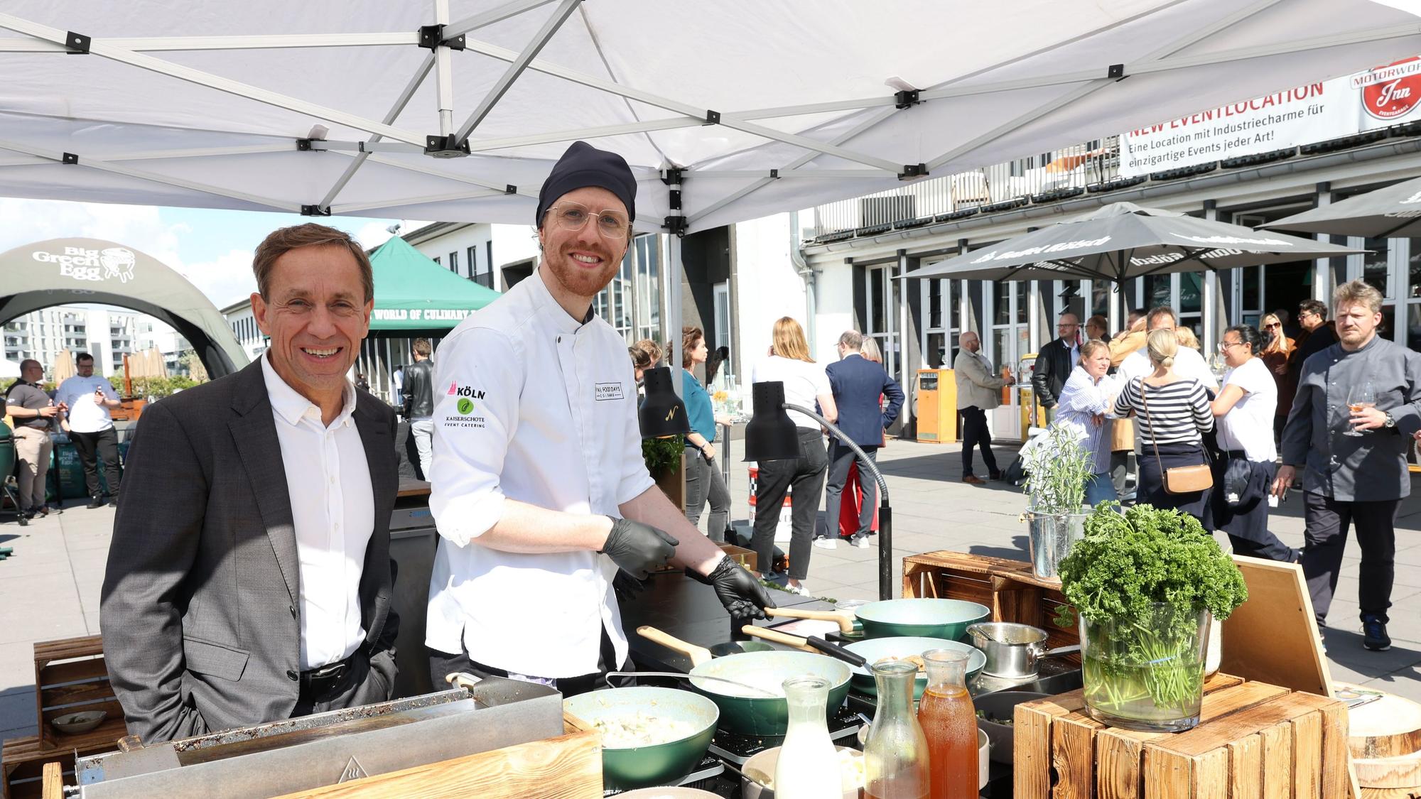Impressionen aus der Motorworld beim „Meet & Taste“ der Cologne Fine Food Days
