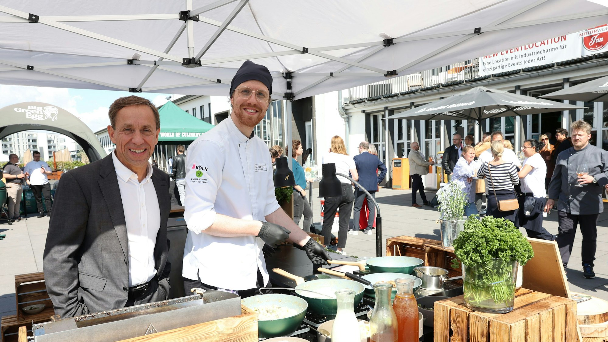 Impressionen aus der Motorworld beim „Meet & Taste“ der Cologne Fine Food Days