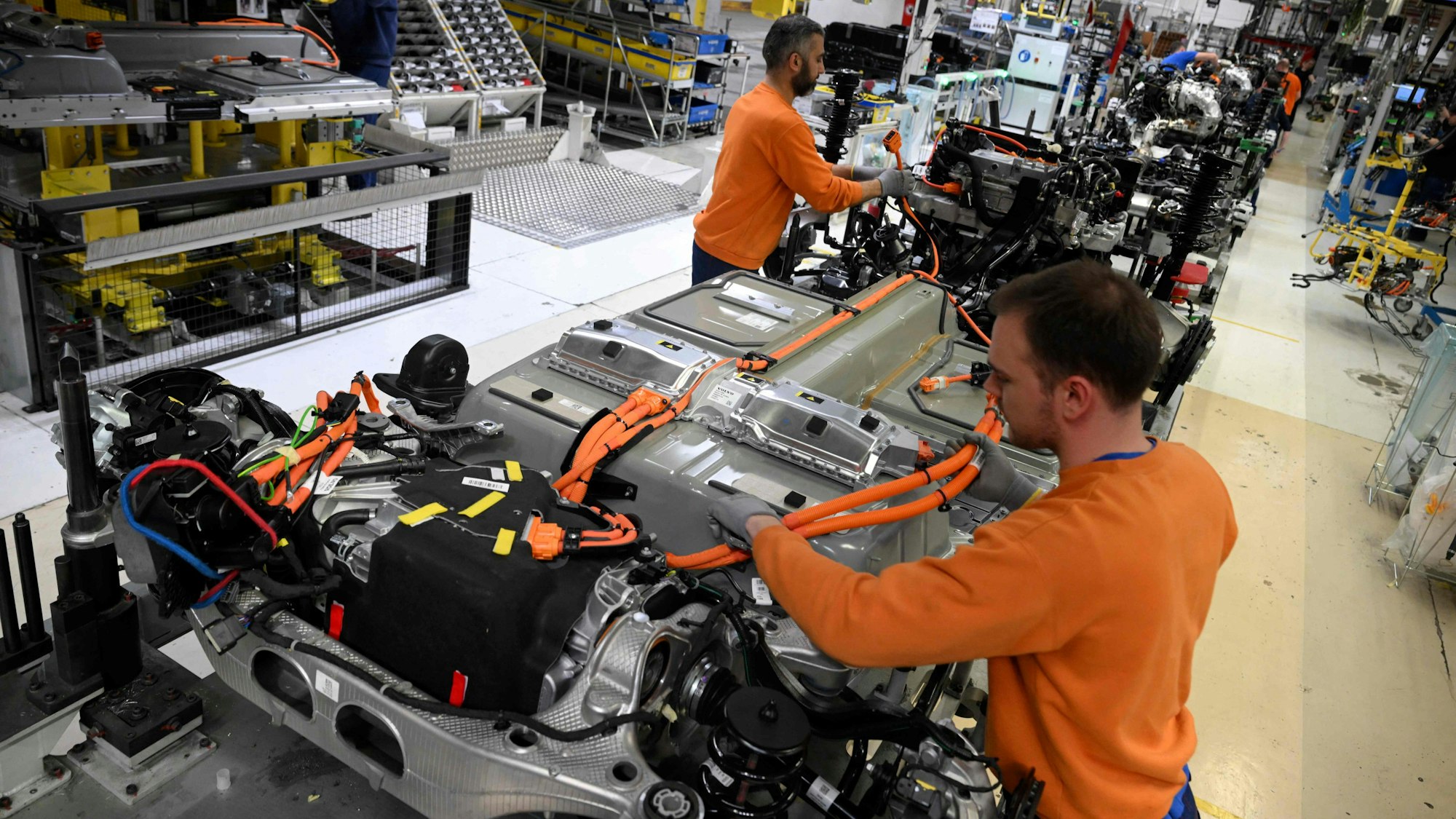 In der Genter Fabrik produziert Volvo sein E-Modell X30 für den europäischen Markt.