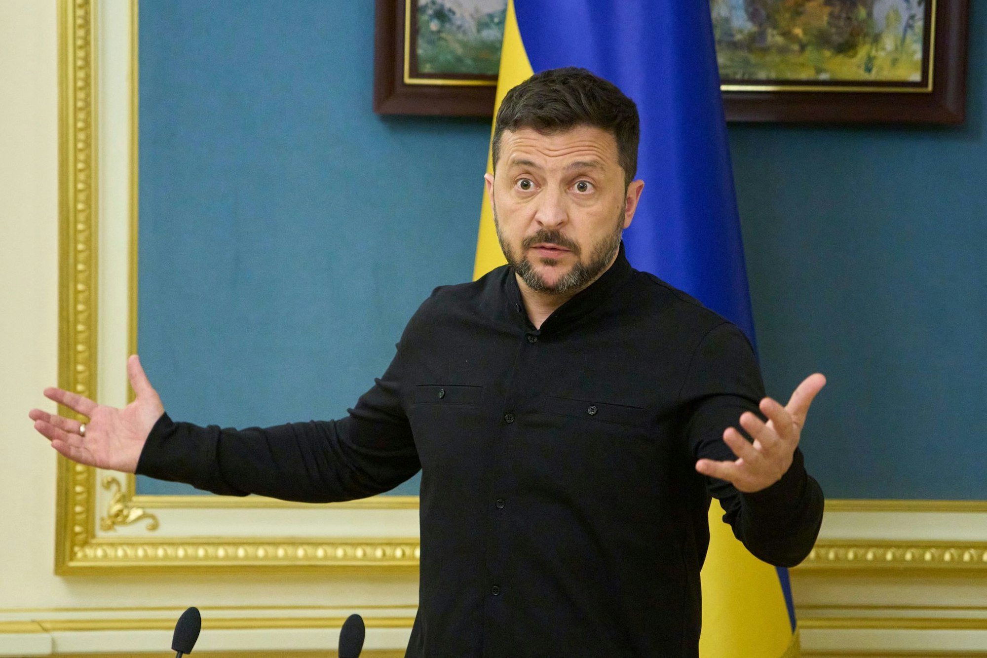 Selenskyj sieht Anzeichen, dass Russland eine neue Offensive vorbereitet. (Archivbild)