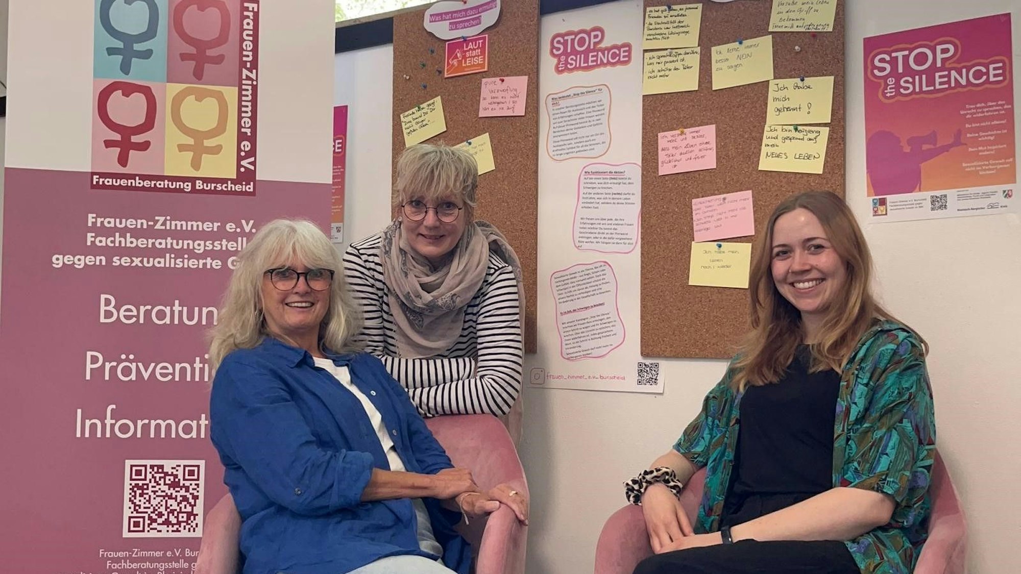 Christine Warning, Anja Haussels und Kimberly Halbach bilden das Fachteam der Beratung