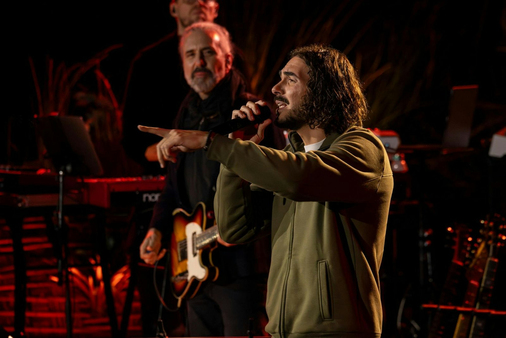 Im Mittelpunkt der Sendung stand Boki von der Band ClockClock. (Bild: RTL / Markus Hertrich)