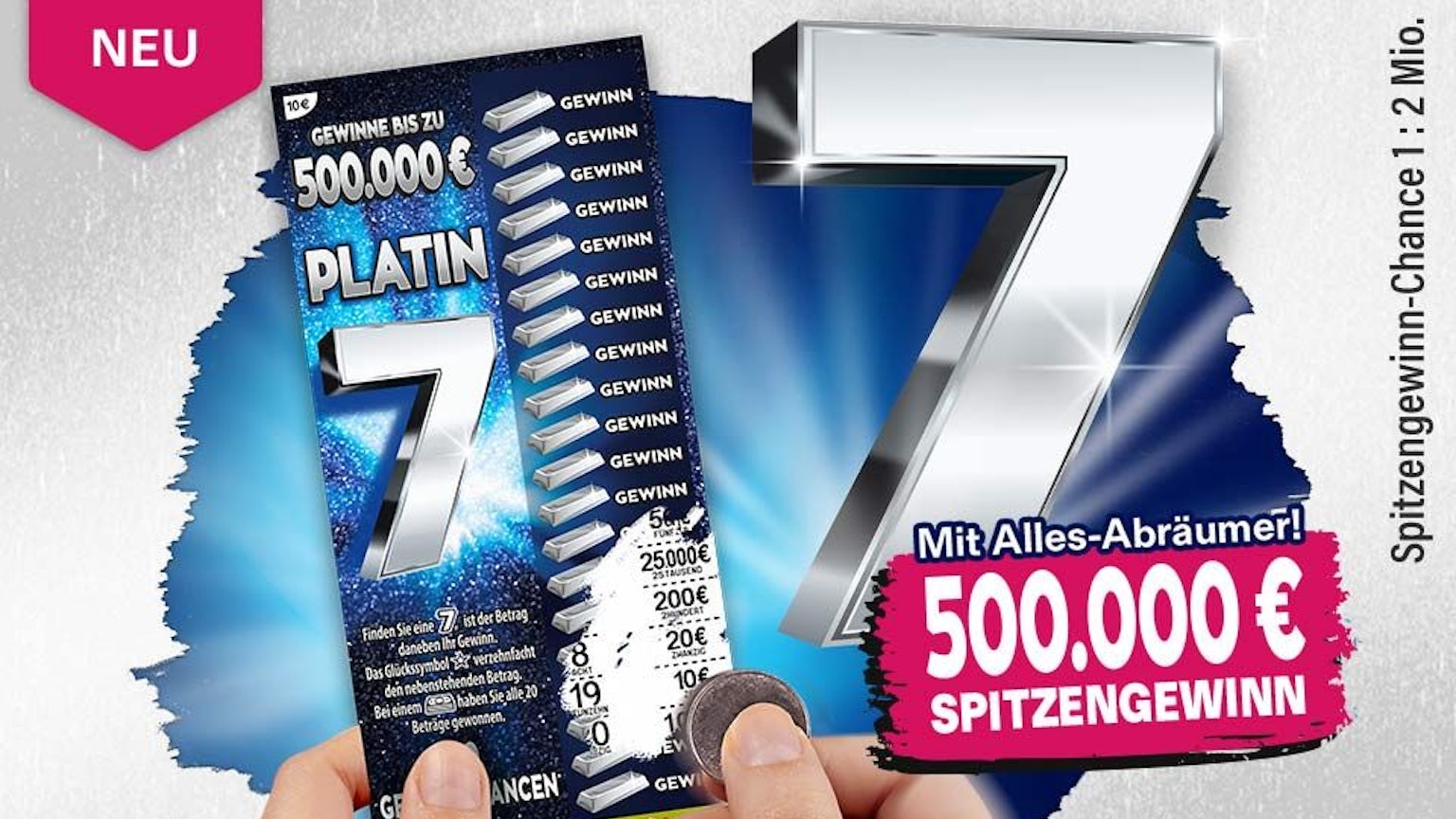 WestLotto Rubbellos Platin 7.