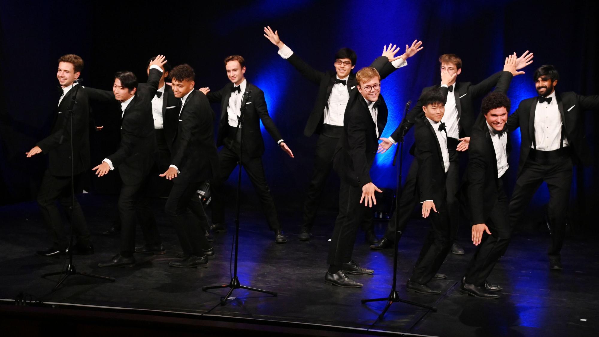 Konzert Harvard Krokodiloes in der Volksbühne. - älteste A-cappella-Gesangsgruppe der Harvard University.