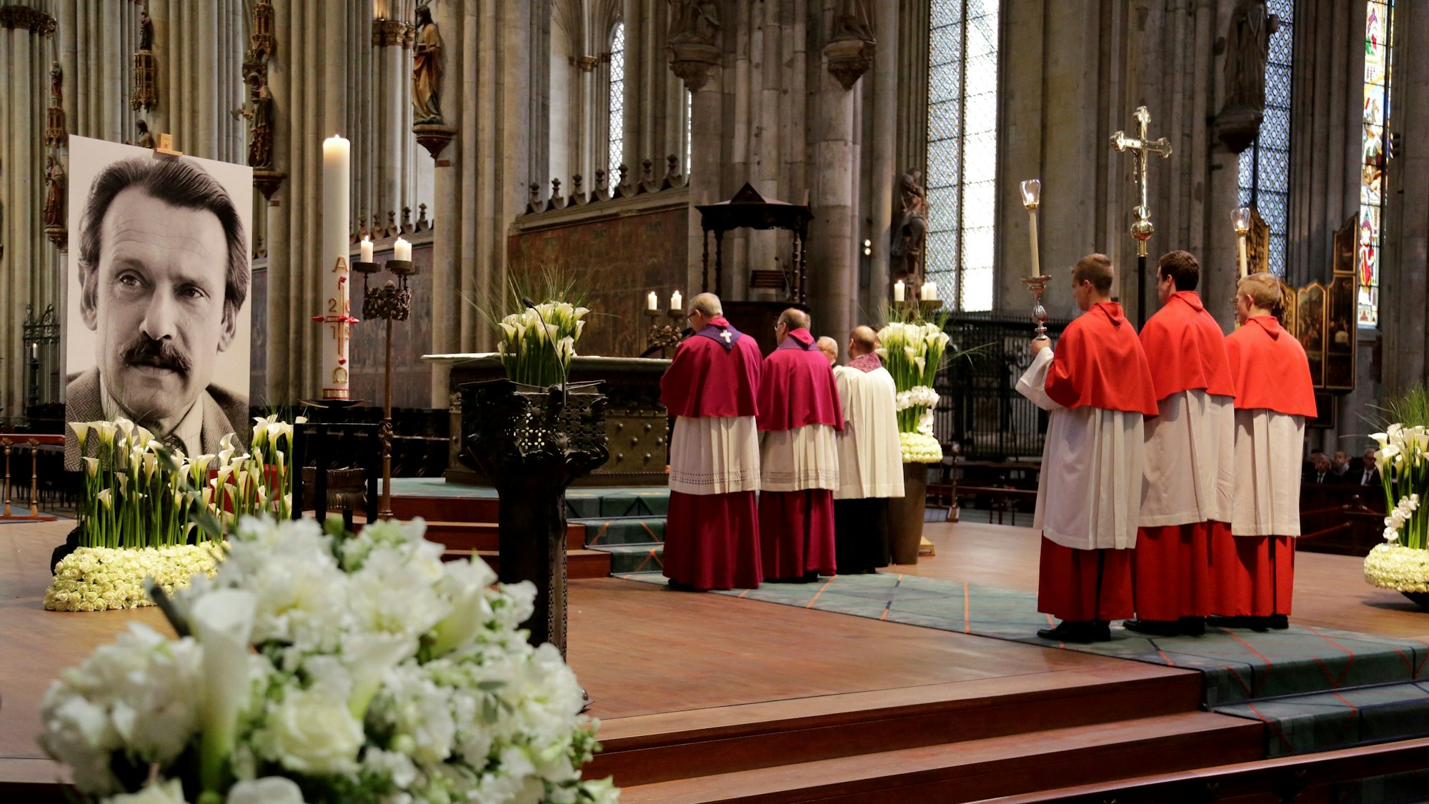 Trauerfeier für Alfred Neven DuMont im Kölner Dom