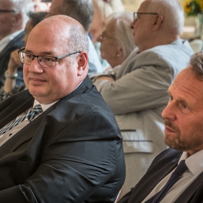 Stefan Hebbel und Uwe Richrath wollen beide Oberbürgermeister von Leverkusen werden.