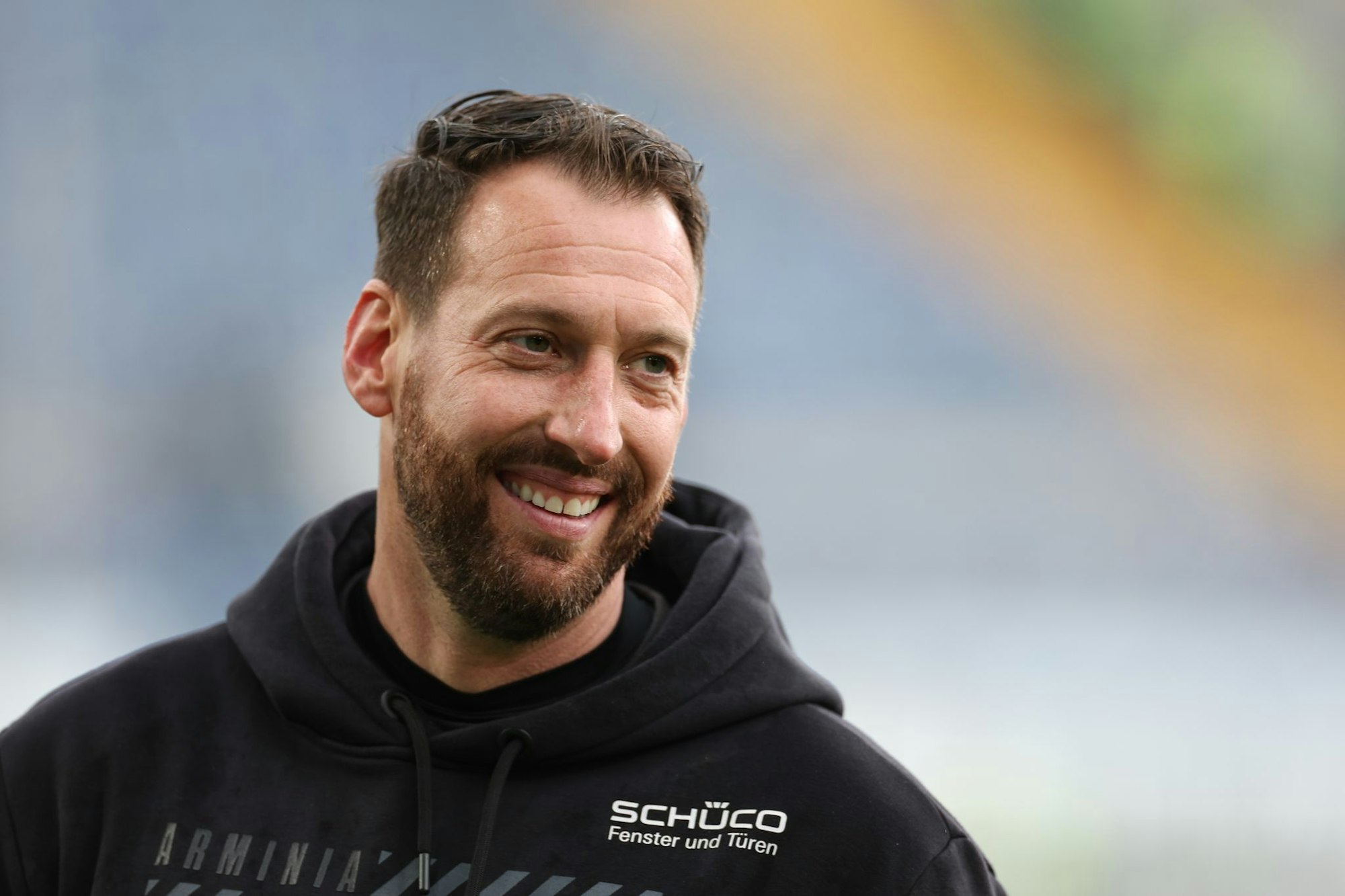 Durfte sich zum Saisonabschluss über einen Titel freuen: Arminia-Trainer Mitch Kniat.