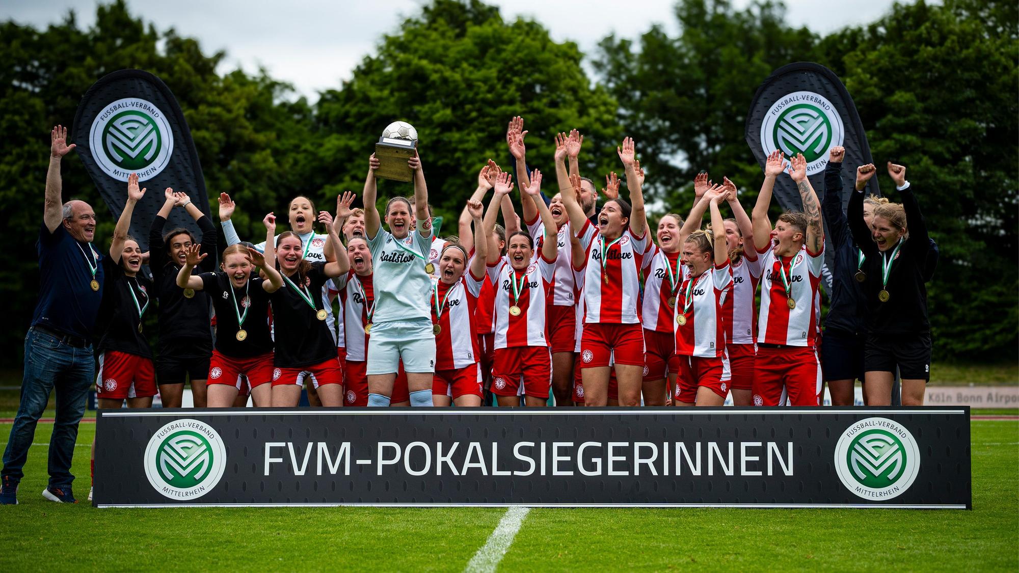 Mittelrheinpokalsiegerinnen 2025: der SC Fortuna Köln