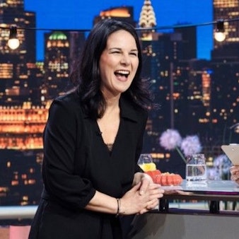 Ex-Außenministerin Annalena Baerbock in der „Carolin-Kebekus-Show“.