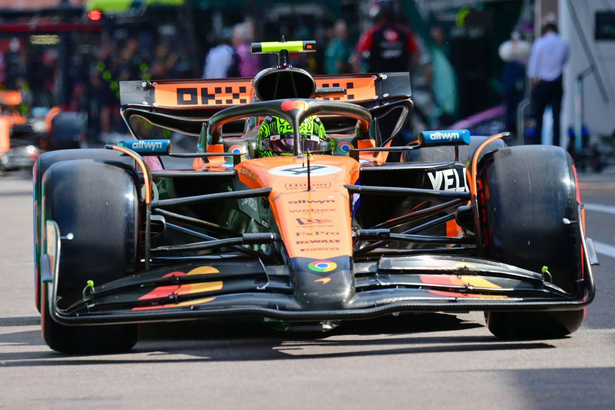 Der Streitpunkt in Großaufnahme: McLarens bisheriger Frontflügel