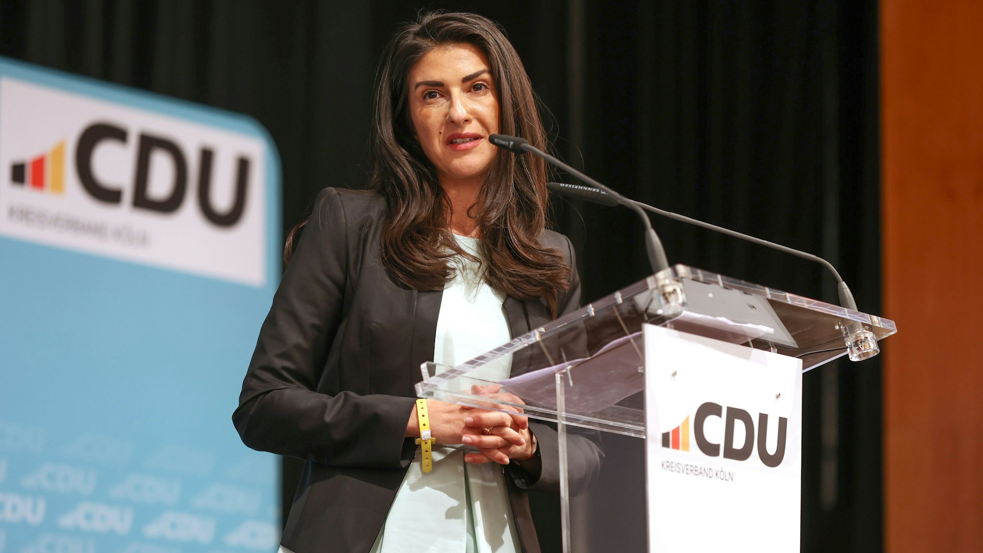 Die Kölner CDU-Parteichefin Serap Gülerna Goyert