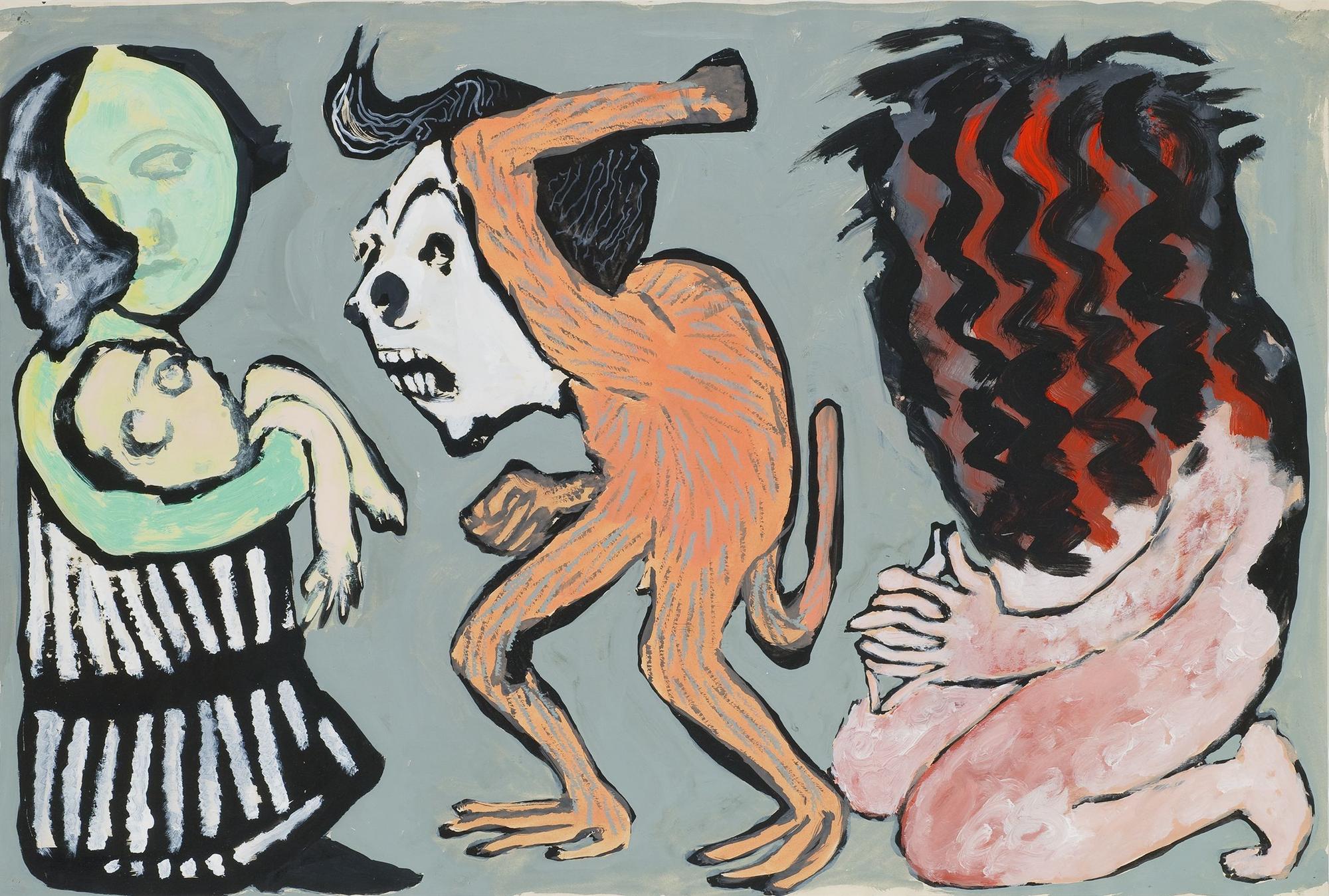 Paula Regos „Red Monkey Beats His Wife“ (1981) (Archivbild)