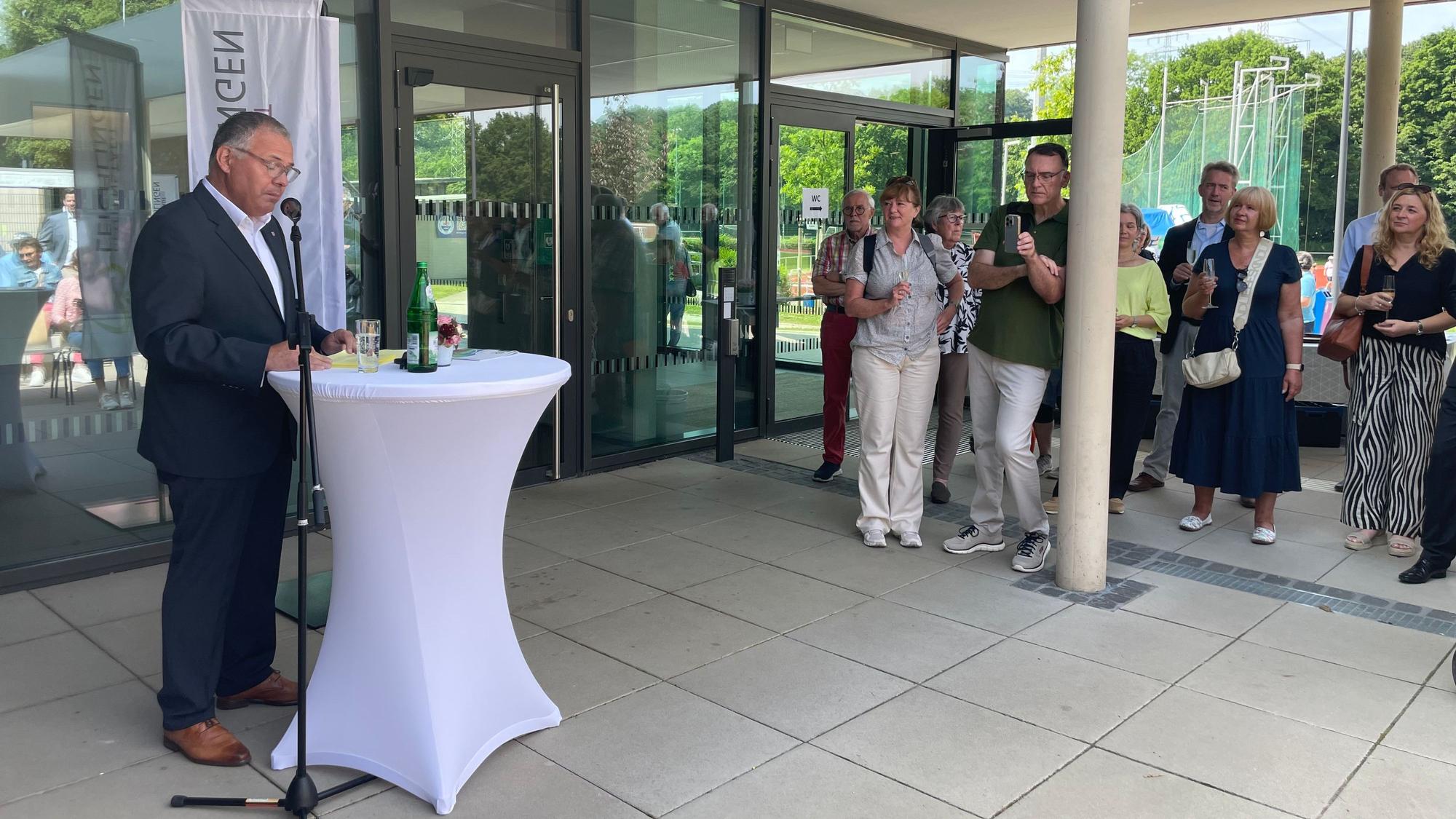 Nach fünf Jahren konnte Bürgermeister Frank Steffes wieder die Gäste zum Jahresempfang begrüßen.