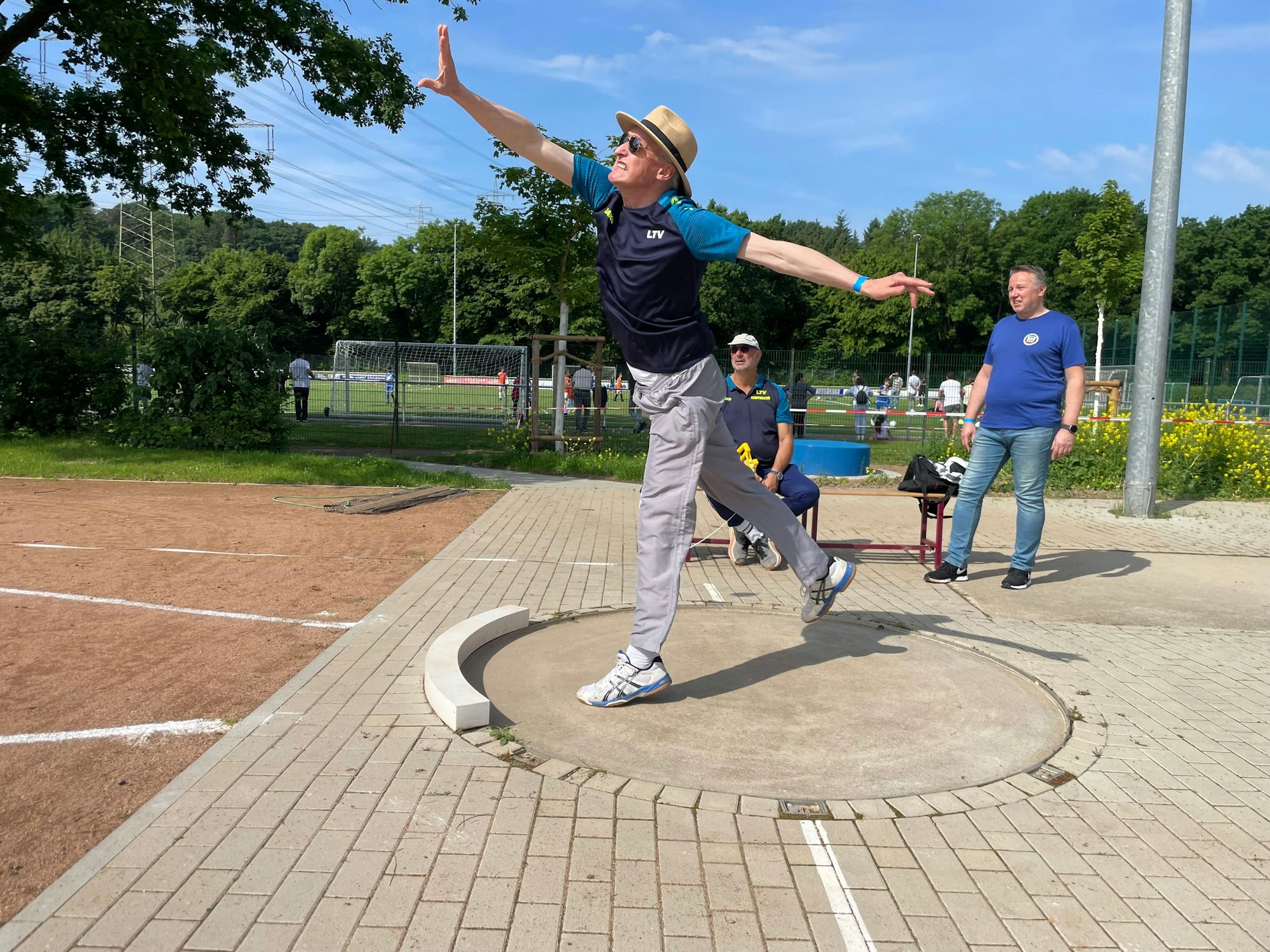 Kugelstoßen gehörte ebenfalls zu den Disziplinen.