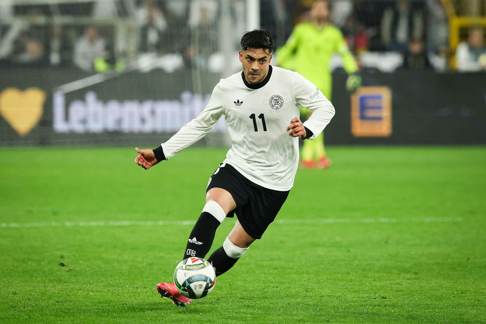 Nadien Amiri, hier im Einsatz gegen Italien, ist verletzt abgereist.