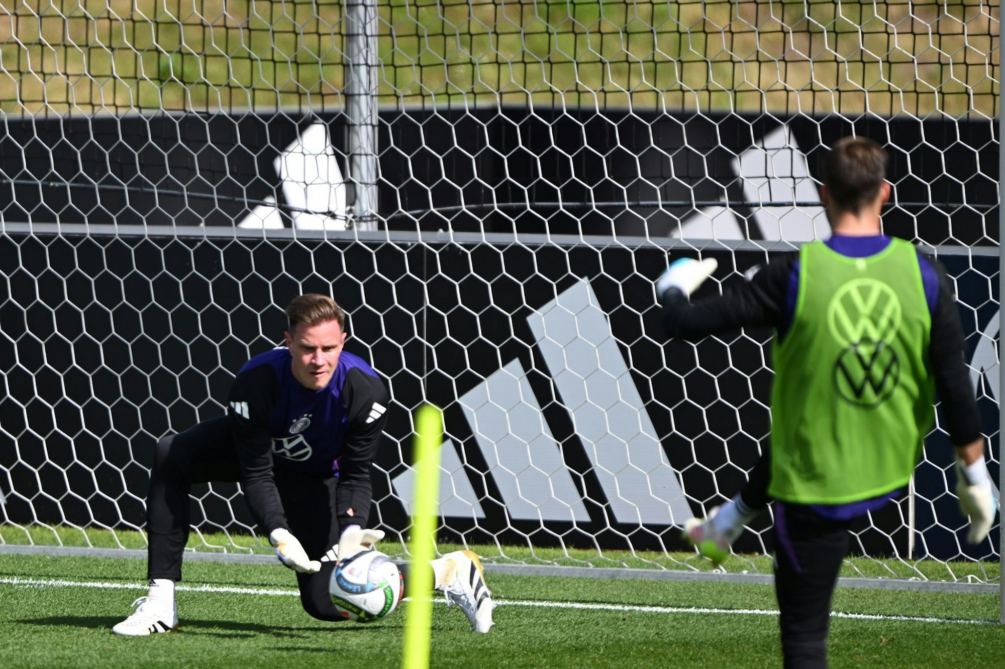 Zurück im DFB-Tor: Marc-André ter Stegen beim Training der Nationalmannschaft.
