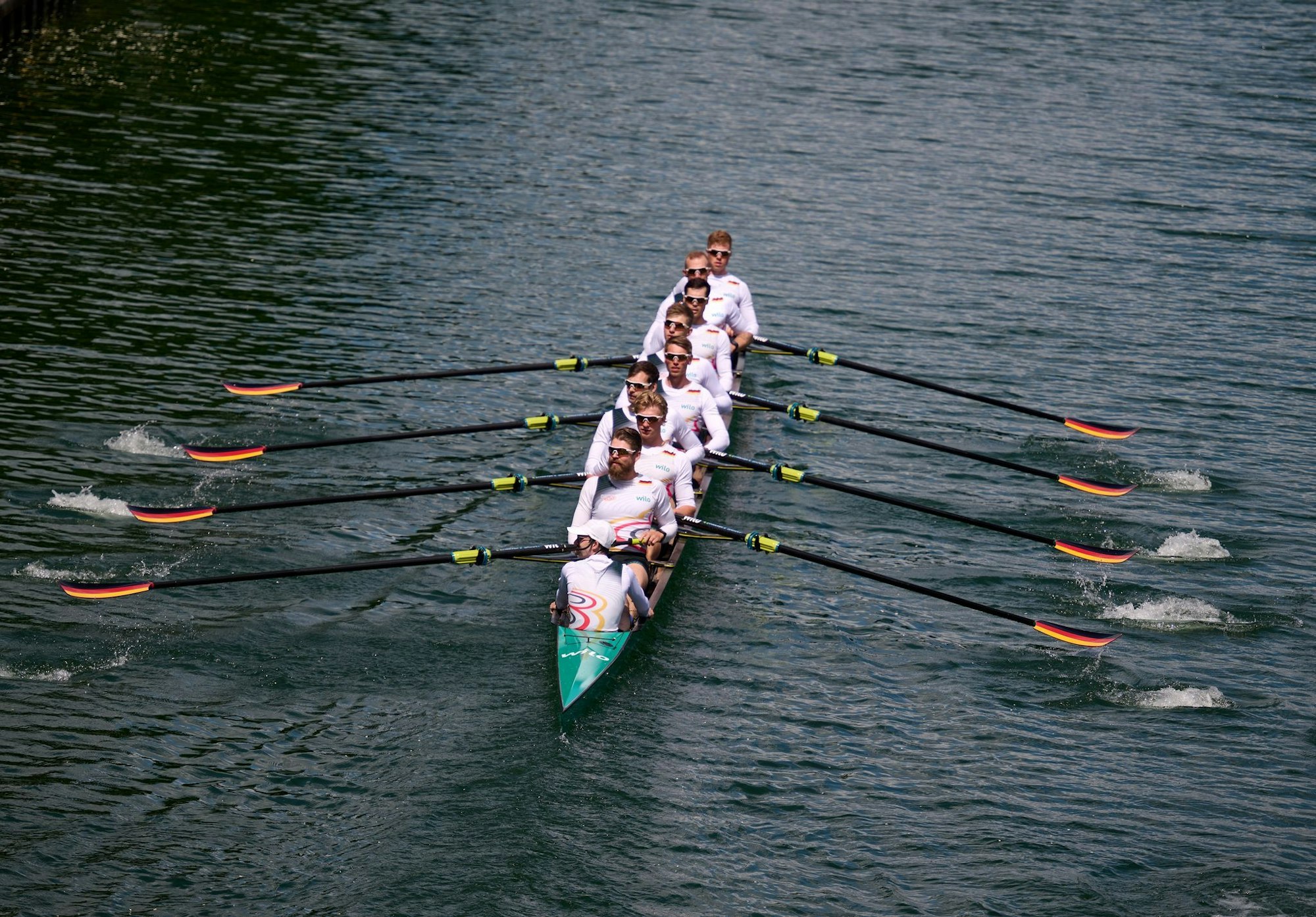 Der neue Deutschland-Achter verpasste bei der EM die erhoffte Medaille.