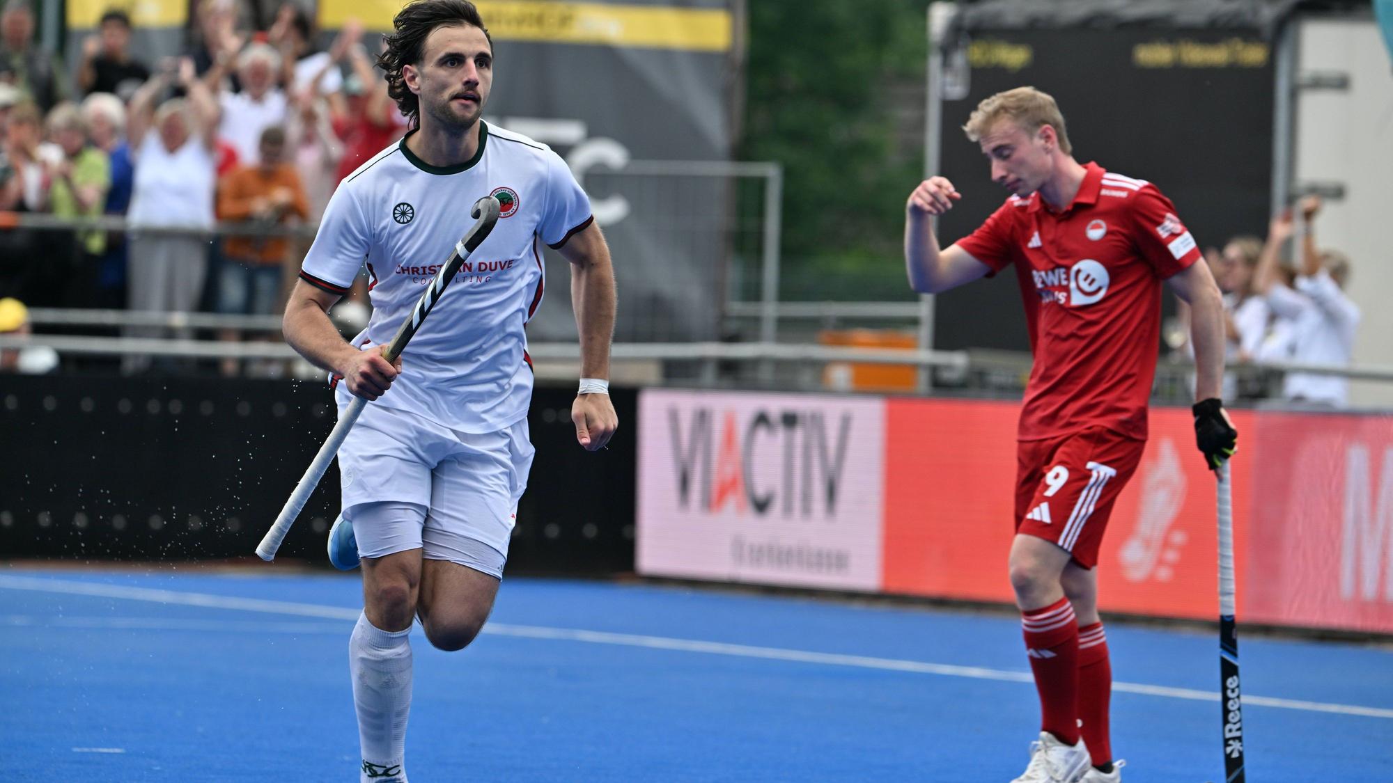 RECORD DATE NOT STATED Krefeld, Hockey Final4, Finale, Herren, RWK - CHTC, Deutsche Feldhockey Meisterschaft 2025 01.06.2025, tor bachmann, cthc, 3-1 Krefeld Nordrheinwestfalen Deutschland *** Krefeld, Hockey Final4, Final, Men, RWK CHTC, German Field Hockey Championship 2025 01 06 2025, tor bachmann, cthc, 3 1 Krefeld North Rhine-Westphalia Germany Z09_4855