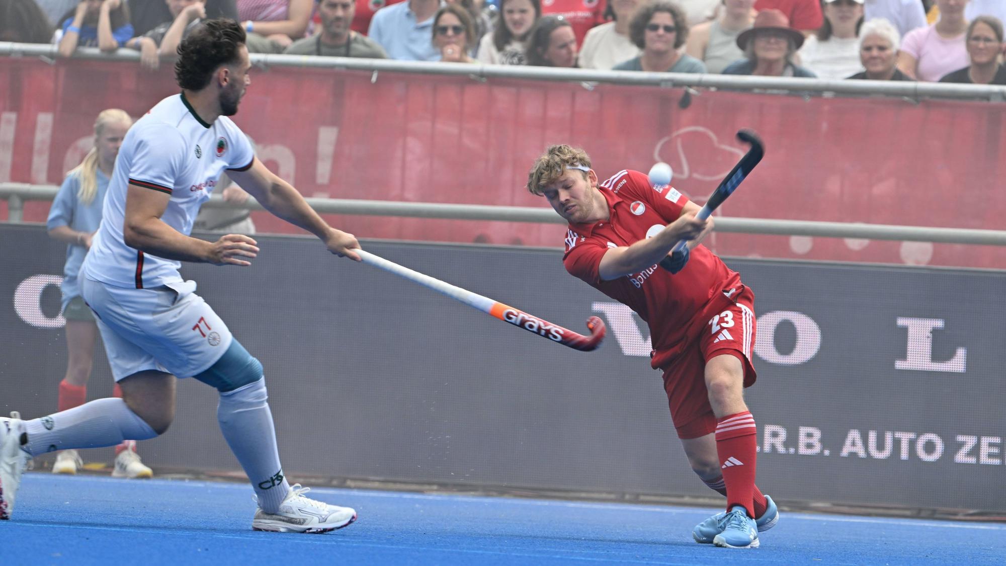 RECORD DATE NOT STATED Krefeld, Hockey Final4, Finale, Herren, RWK - CHTC, Deutsche Feldhockey Meisterschaft 2025 01.06.2025, thies prinz, rwk Krefeld Nordrheinwestfalen Deutschland *** Krefeld, Hockey Final4, Final, Men, RWK CHTC, German Field Hockey Championship 2025 01 06 2025, thies prinz, rwk Krefeld North Rhine-Westphalia Germany Z09_4475