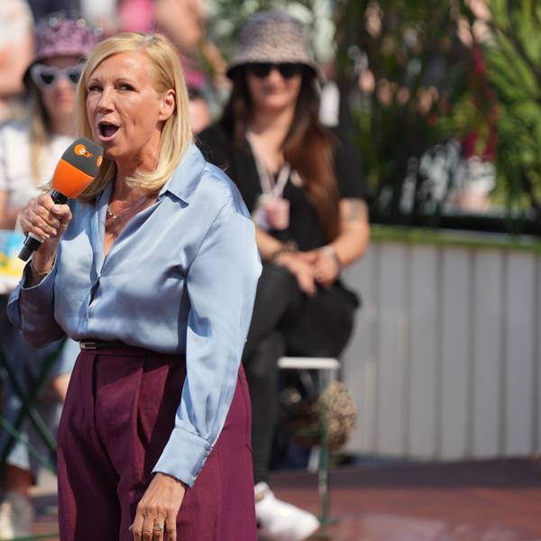 Andrea Kiwi Kiewel im ZDF Fernsehgarten am 11.05.2025 in Mainz.