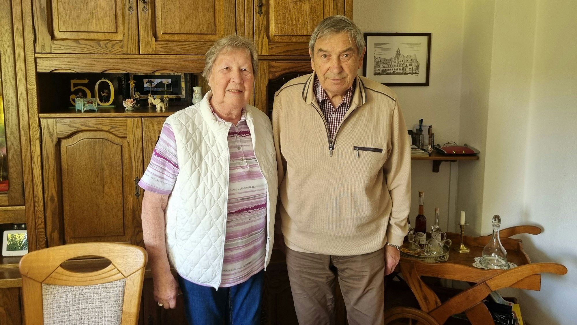 Ehepaar Stilck aus Leverkusen, Eiserne Hochzeit