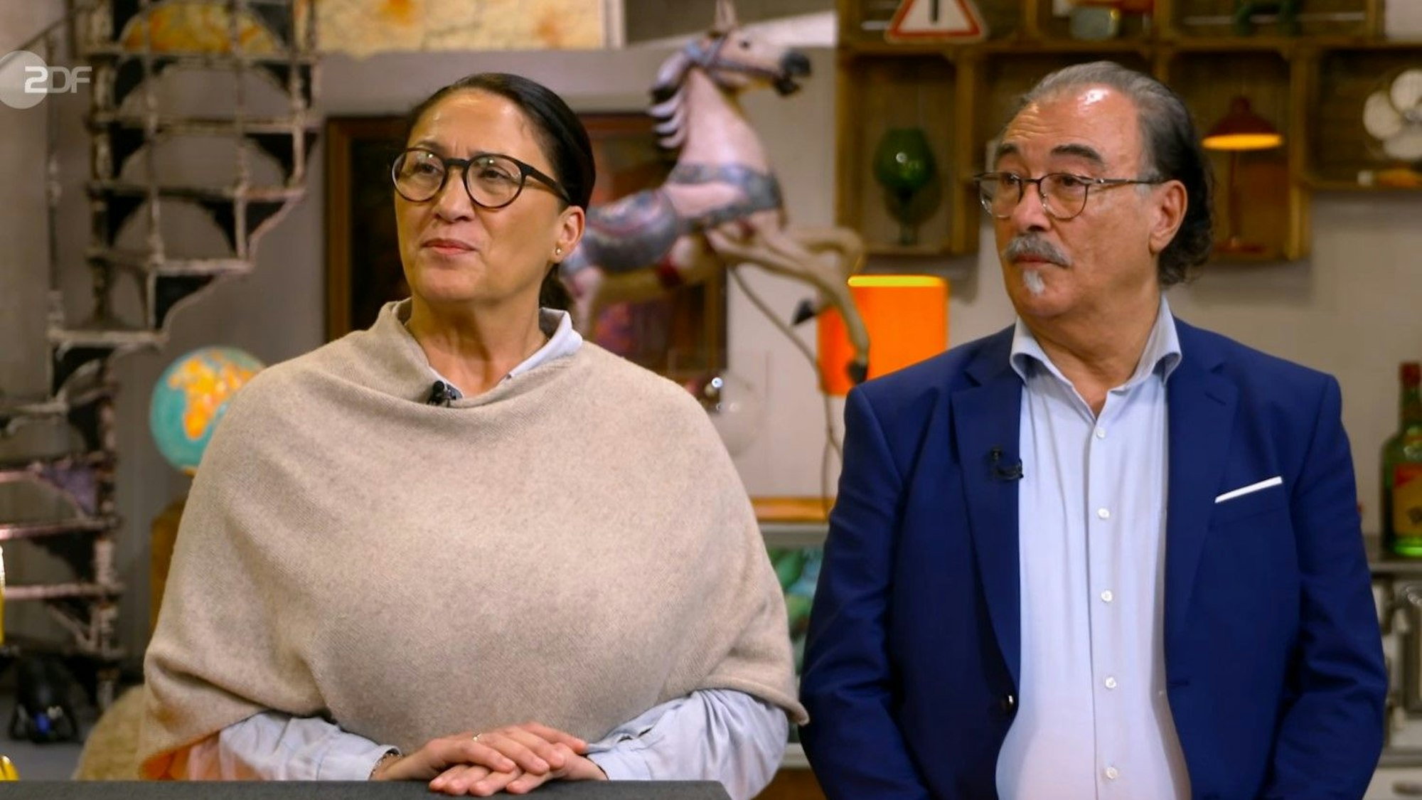 Das Ehepaar aus Frechen bei „Bares für Rares“.