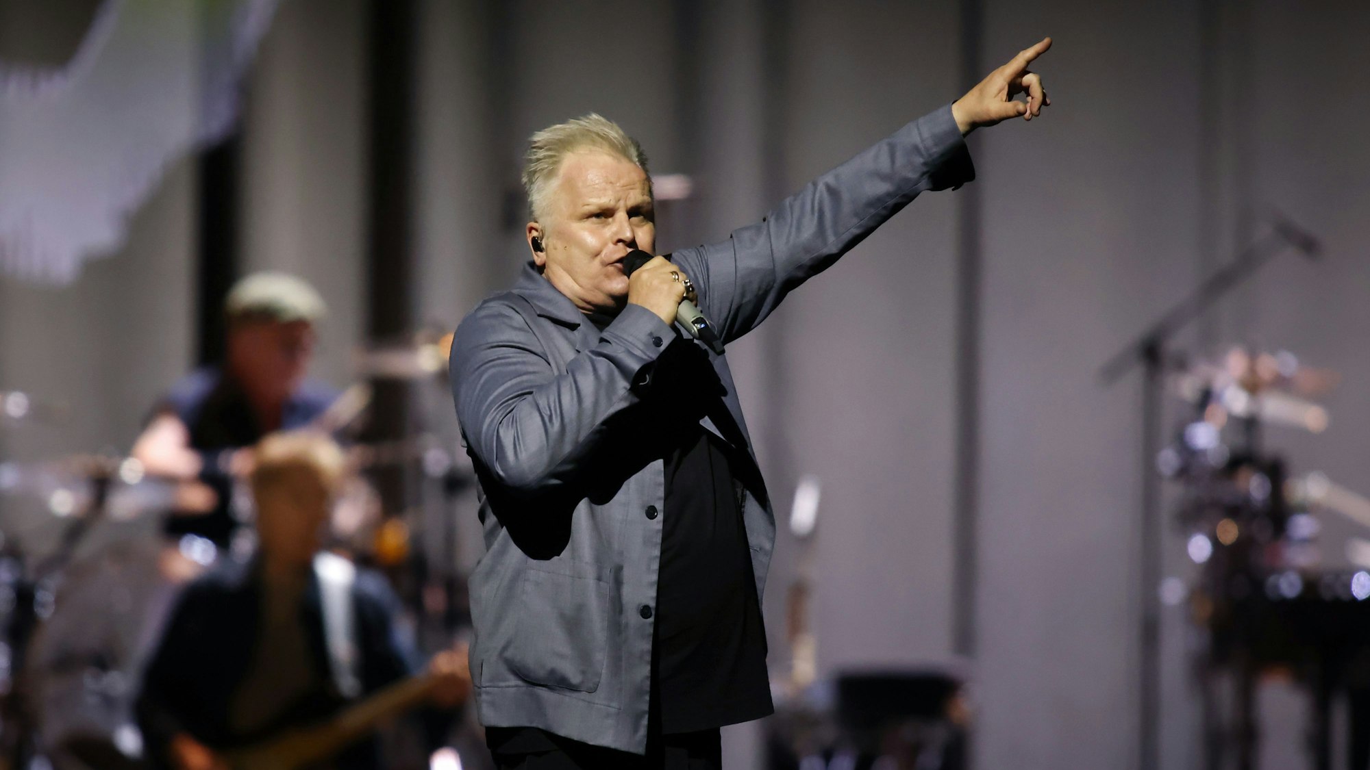 Herbert Grönemeyer bei seinem bislang letzten Konzert in der Lanxess-Arena im Jahr 2023