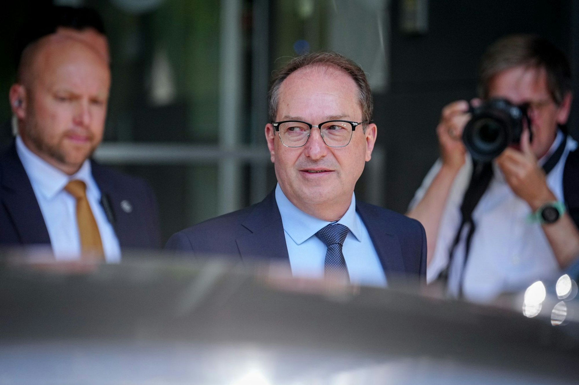 Bundesinnenminister Alexander Dobrindt (CSU) beantwortete bei der Vorstellung eines Lagebilds zur Cyberkriminalität auch Fragen zu den Grenzkontrollen.
