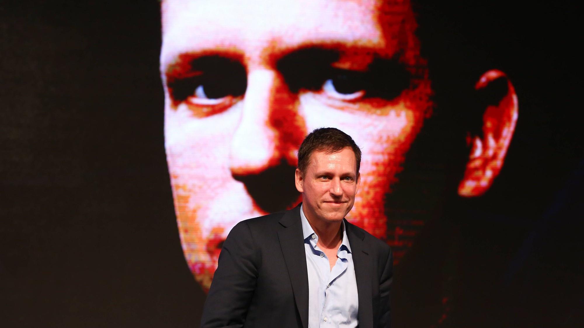 Peter Thiel 2015 in Peking.
