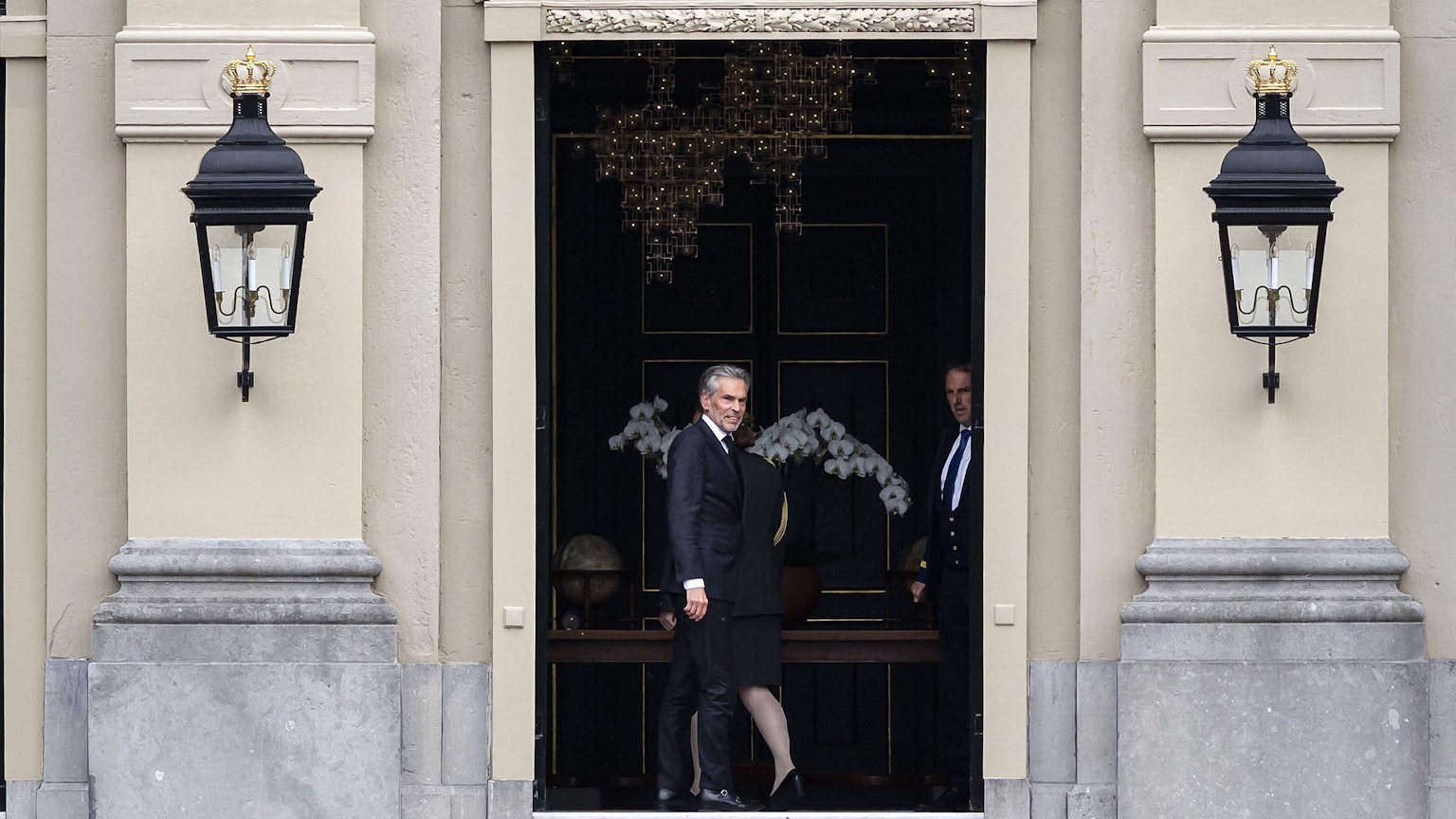 Das Bild zeigt den niederländischen Ministerpräsident Dick Schoof. Foto: Remko de Waal / ANP / AFP) / Netherlands OUT