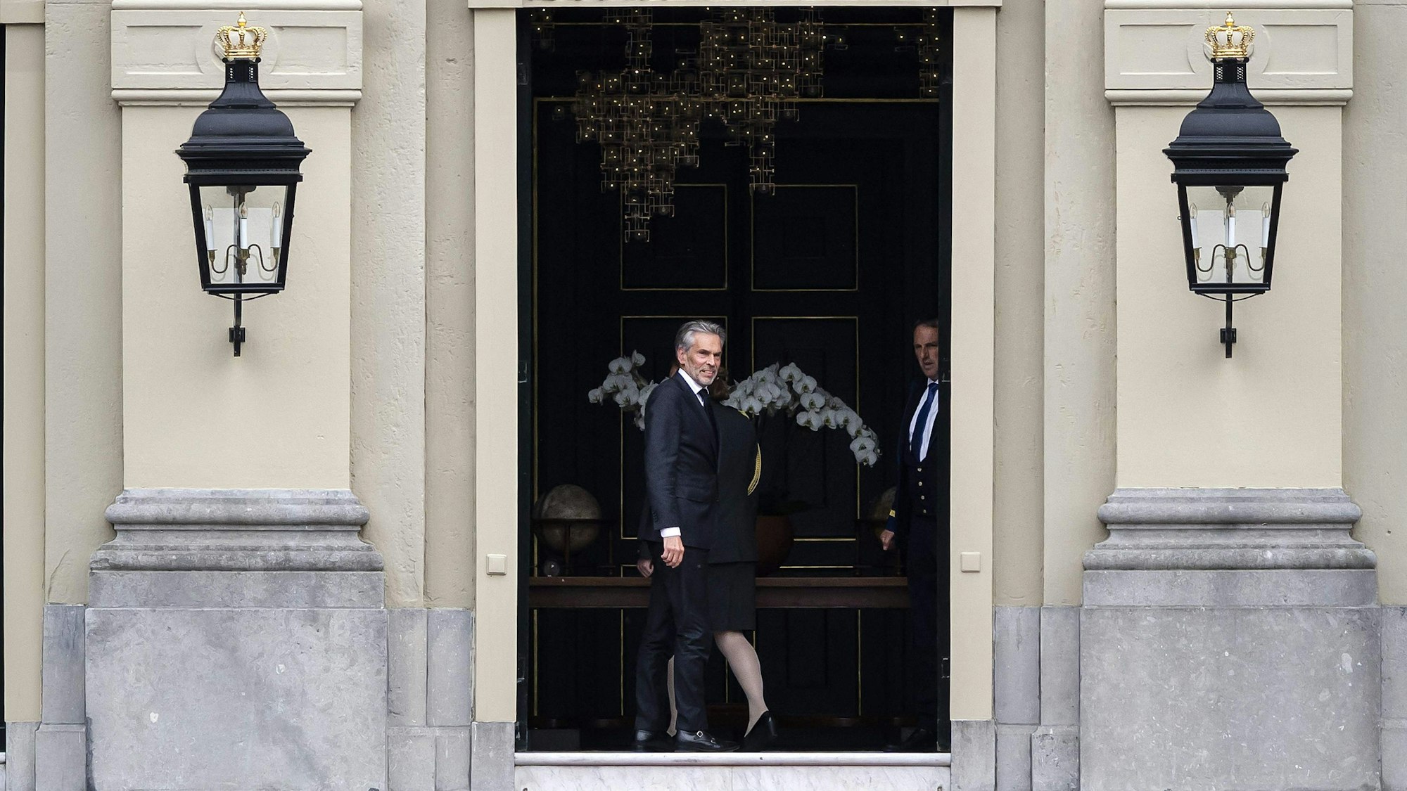 Das Bild zeigt den niederländischen Ministerpräsident Dick Schoof. Foto: Remko de Waal / ANP / AFP) / Netherlands OUT