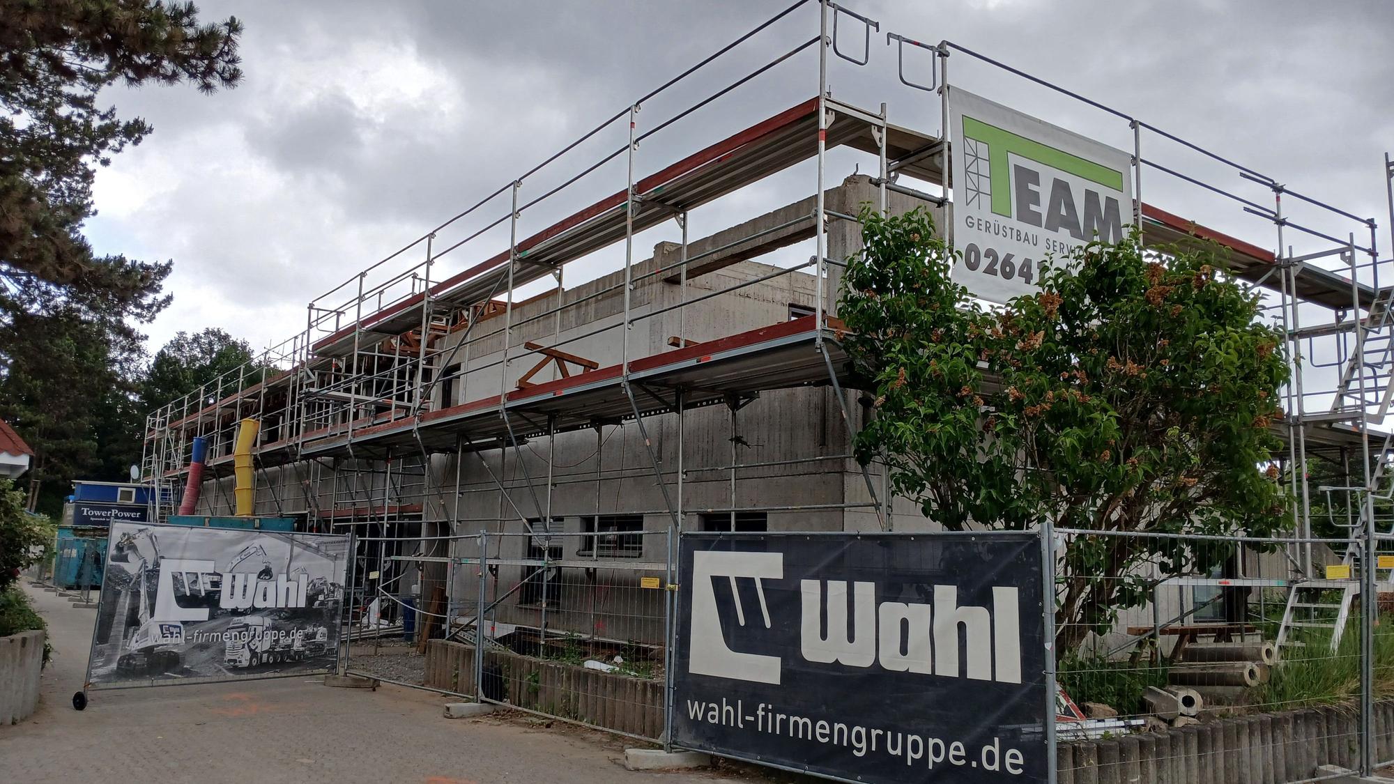 Das Umkleidegebäude am Walter-Mundorf-Stadion wird für vier Millionen Euro saniert