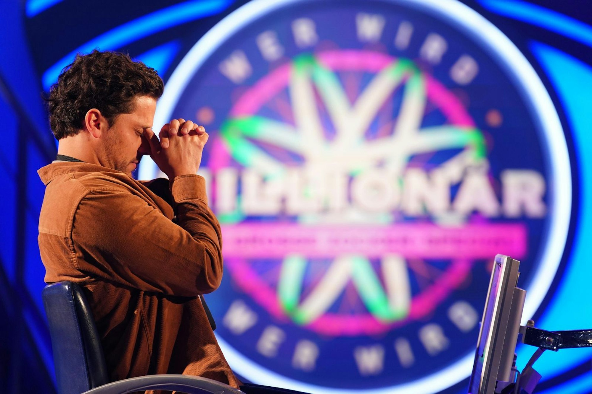 Für Andreas Groß ging es nicht nur um die Aussicht auf zwei Millionen, sondern auch um ein Duell mit seinem Bruder. (Bild: RTL / Stefan Gregorowius)