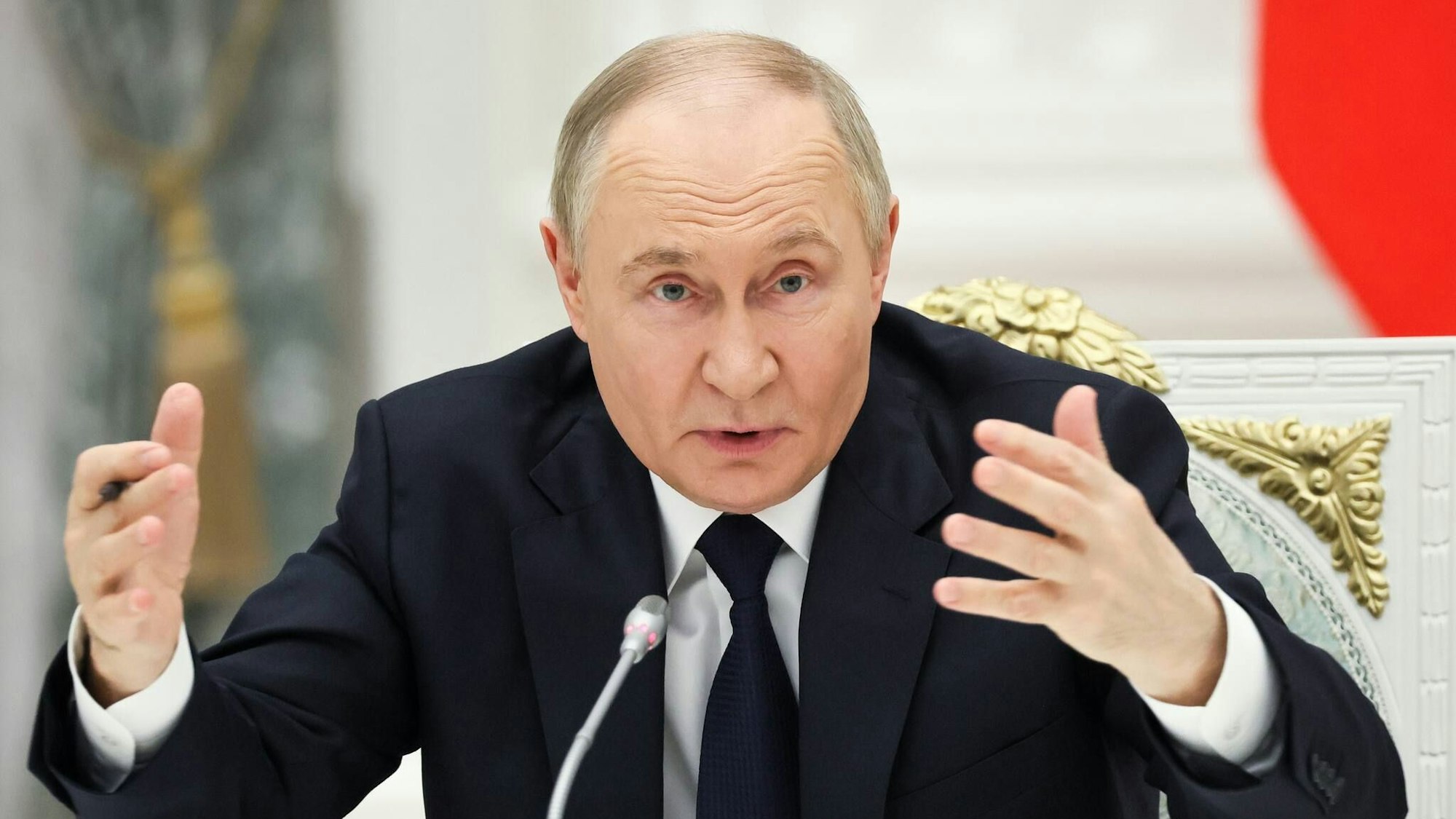 Russlands Präsident Wladimir Putin in Moskau. / TASS