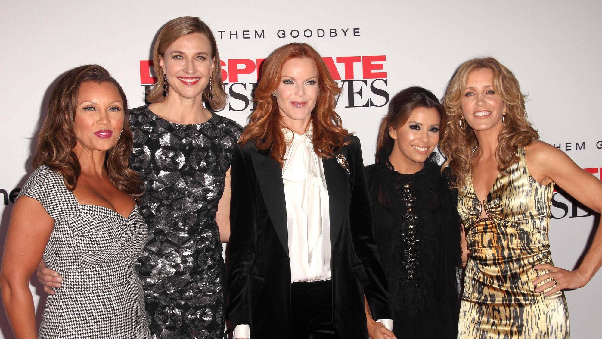 Vanessa Williams, Brenda Strong, Marcia Cross, Eva Longoria und Felicity Huffman spielten über Jahre in der Fernsehserie „Desperate Housewives“.