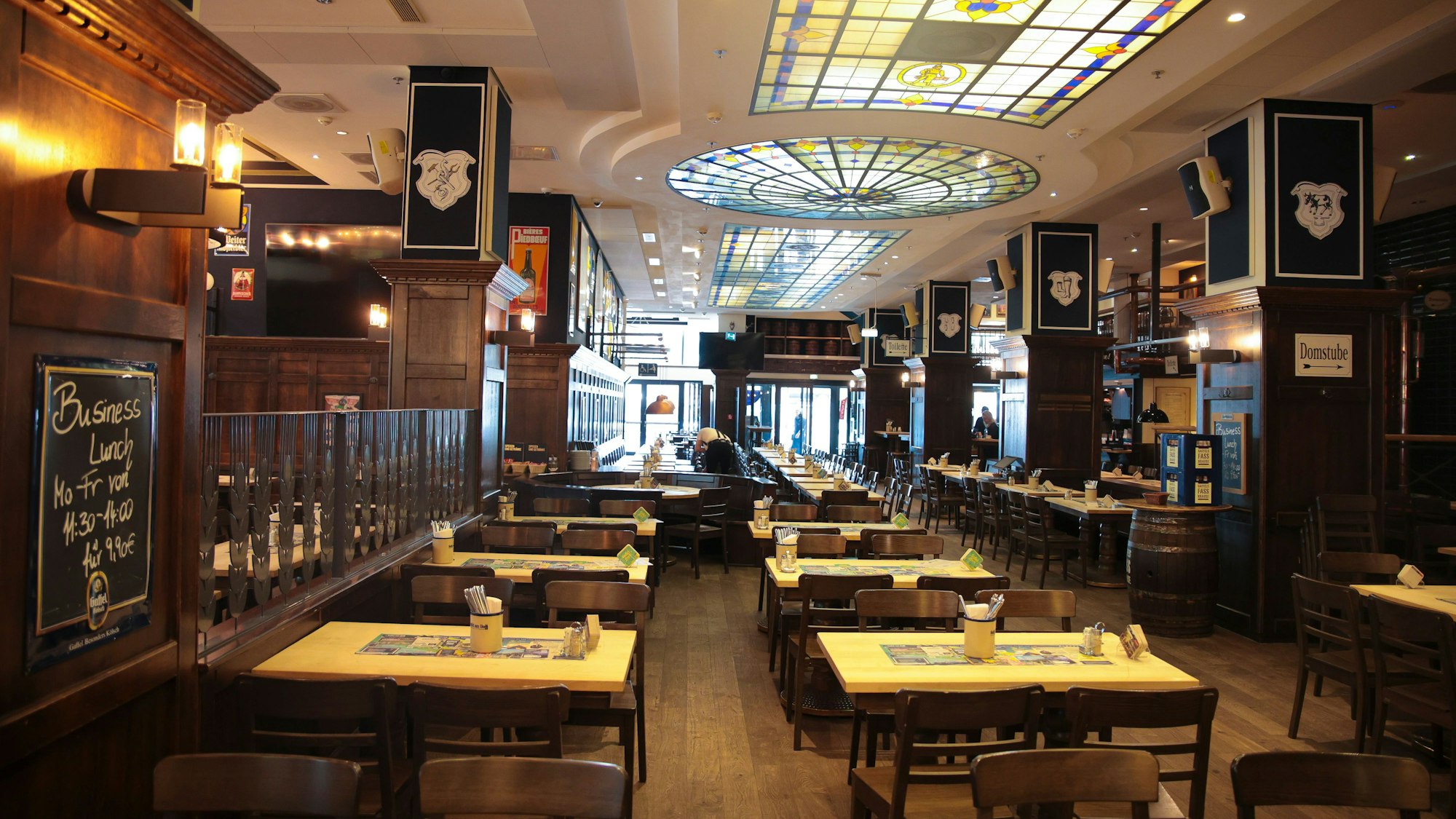 leerer Gastraum im Gaffel am Dom