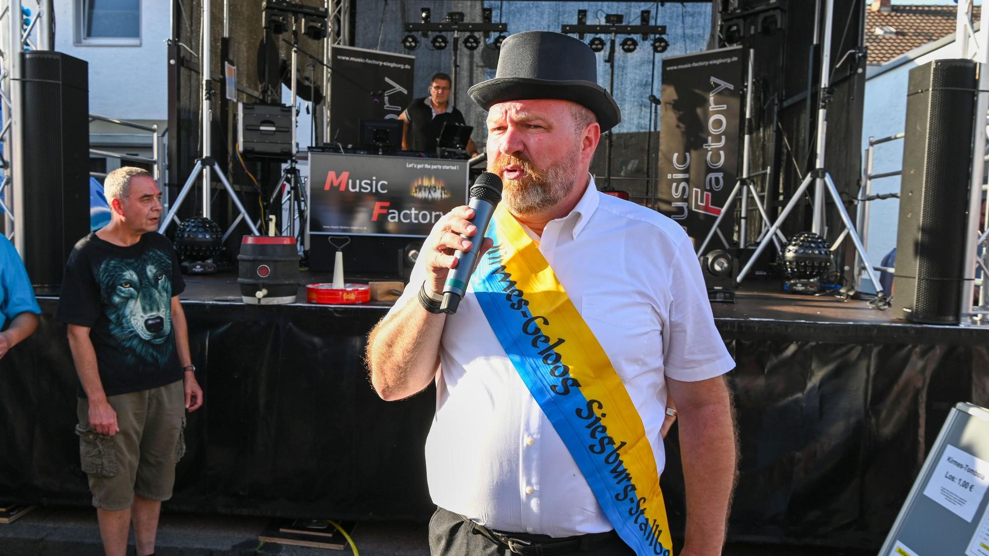 Marc Demmer, erster Vorsitzender des Kirmes-Geloogs Siegburg Stallberg
