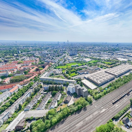 Das ehemalige 4711-Werksgelände in Köln-Bickendorf