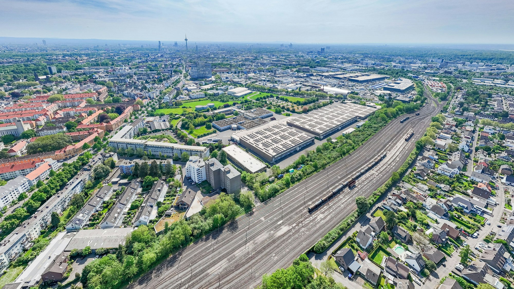 Das ehemalige 4711-Werksgelände in Köln-Bickendorf