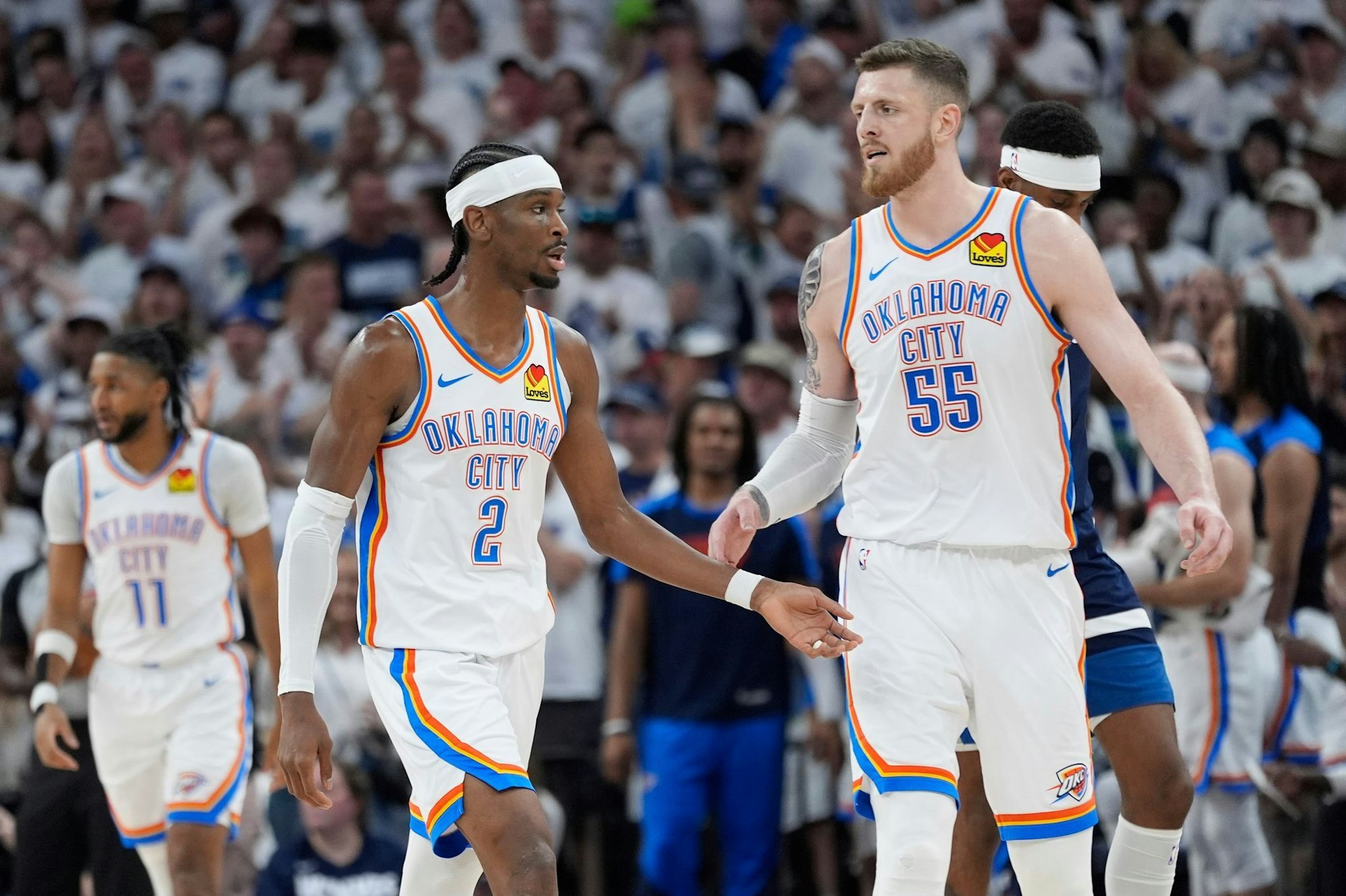 Der Star ist klar Shai Gilgeous-Alexander (links) - Hartensteins Rolle im Team wird aber von niemandem unterschätzt.