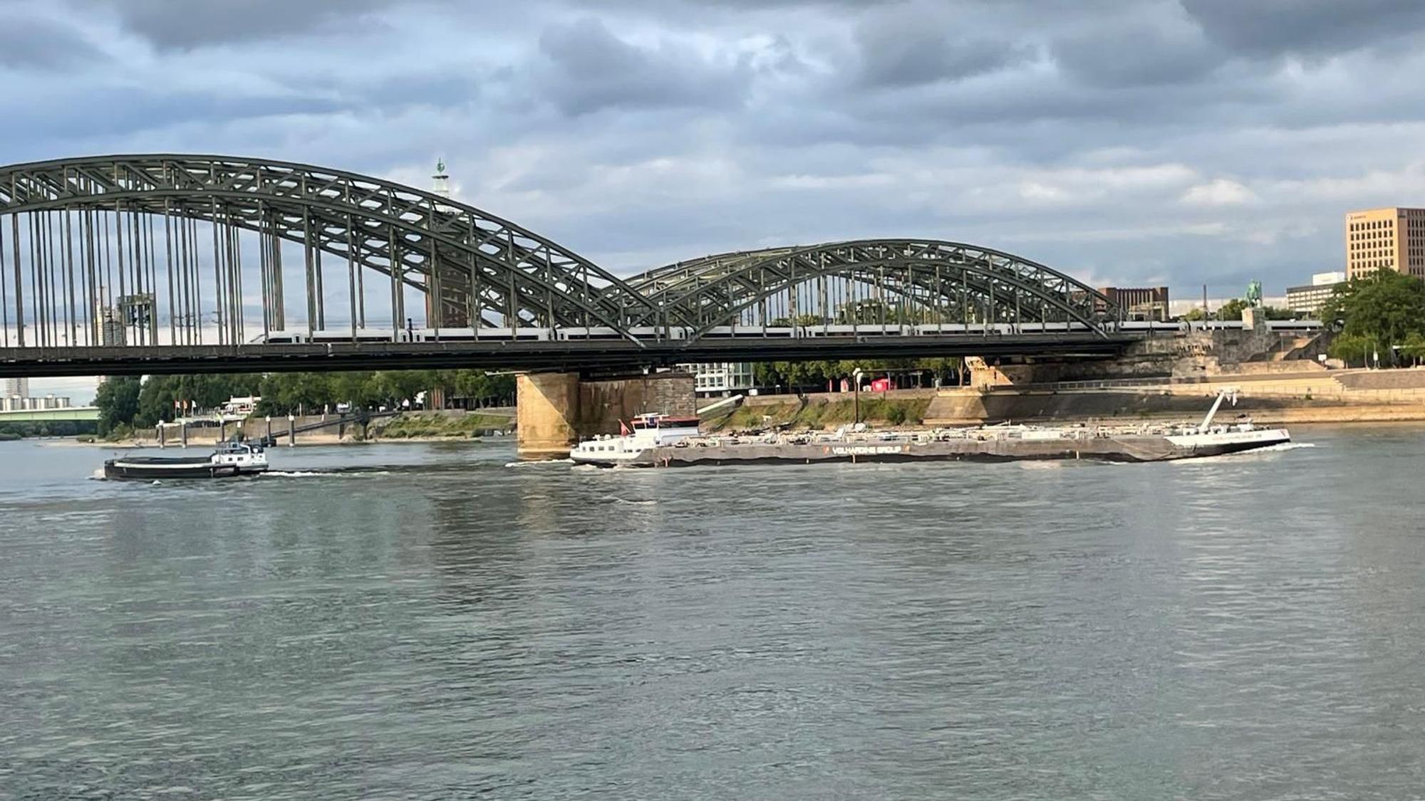 Rhein nach Entschärfung