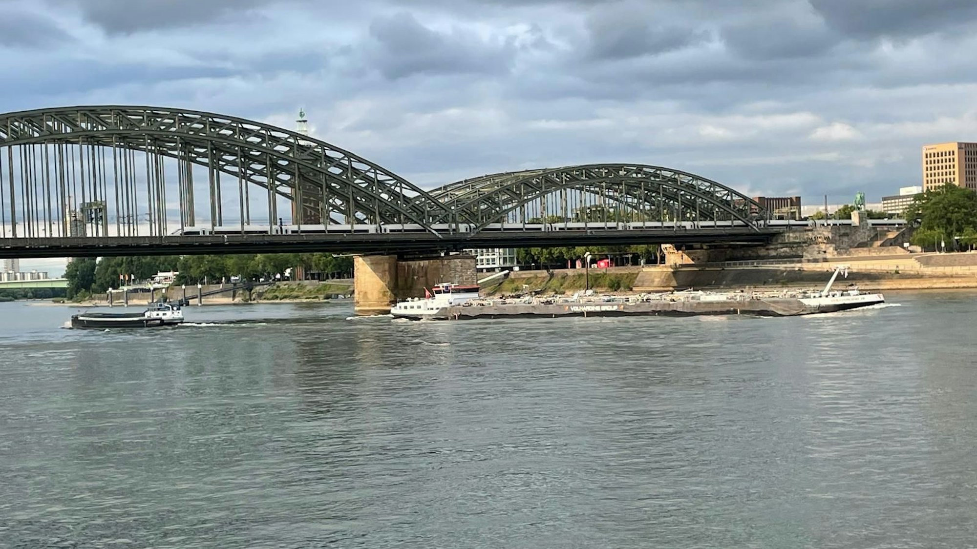 Rhein nach Entschärfung