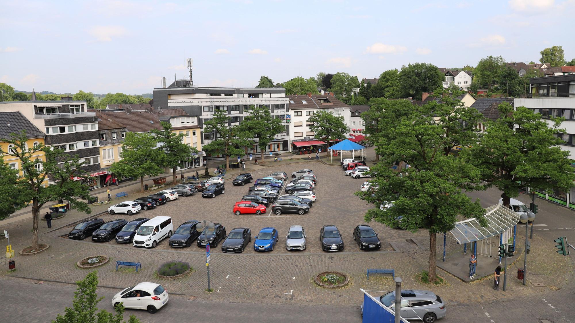 Auch der Marktplatz in Eitorf war wieder Thema im Rat (Archivbild).