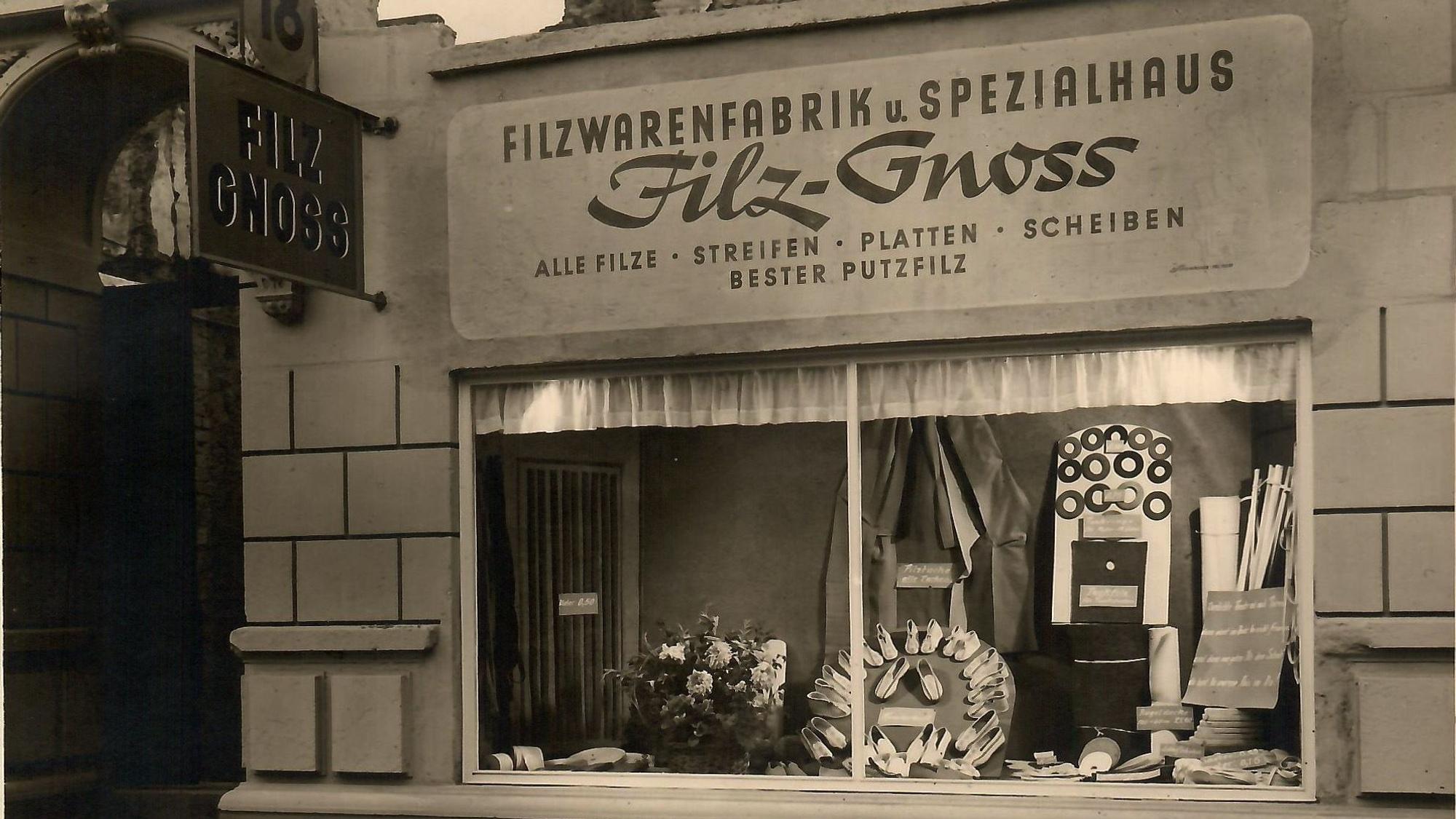 Filz Gnoss in den Anfangsjahren