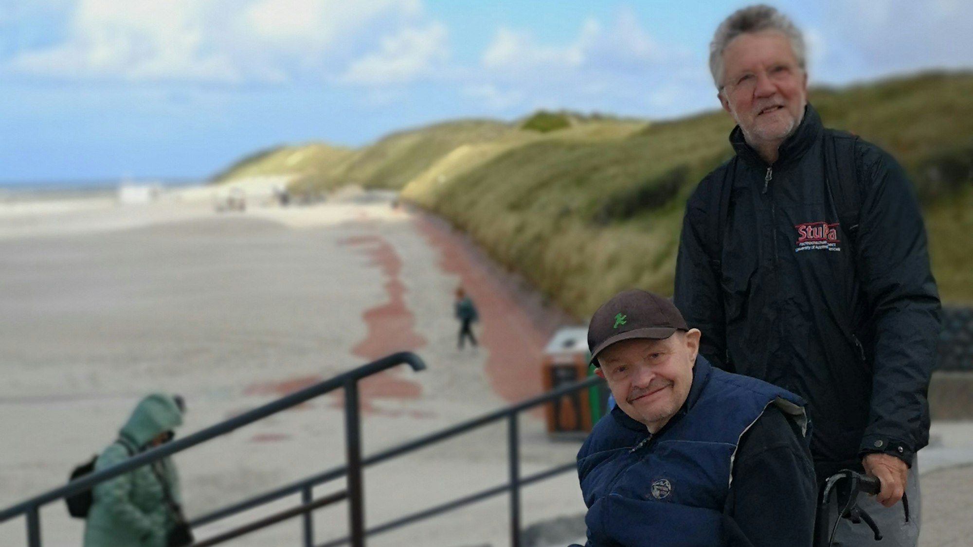 Jochen Kindermann an der Strandpromenade von Norderney