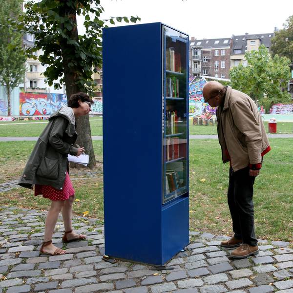 Bücherschrank in Köln.