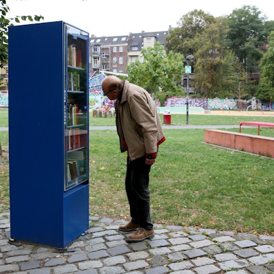 Bücherschrank in Köln.