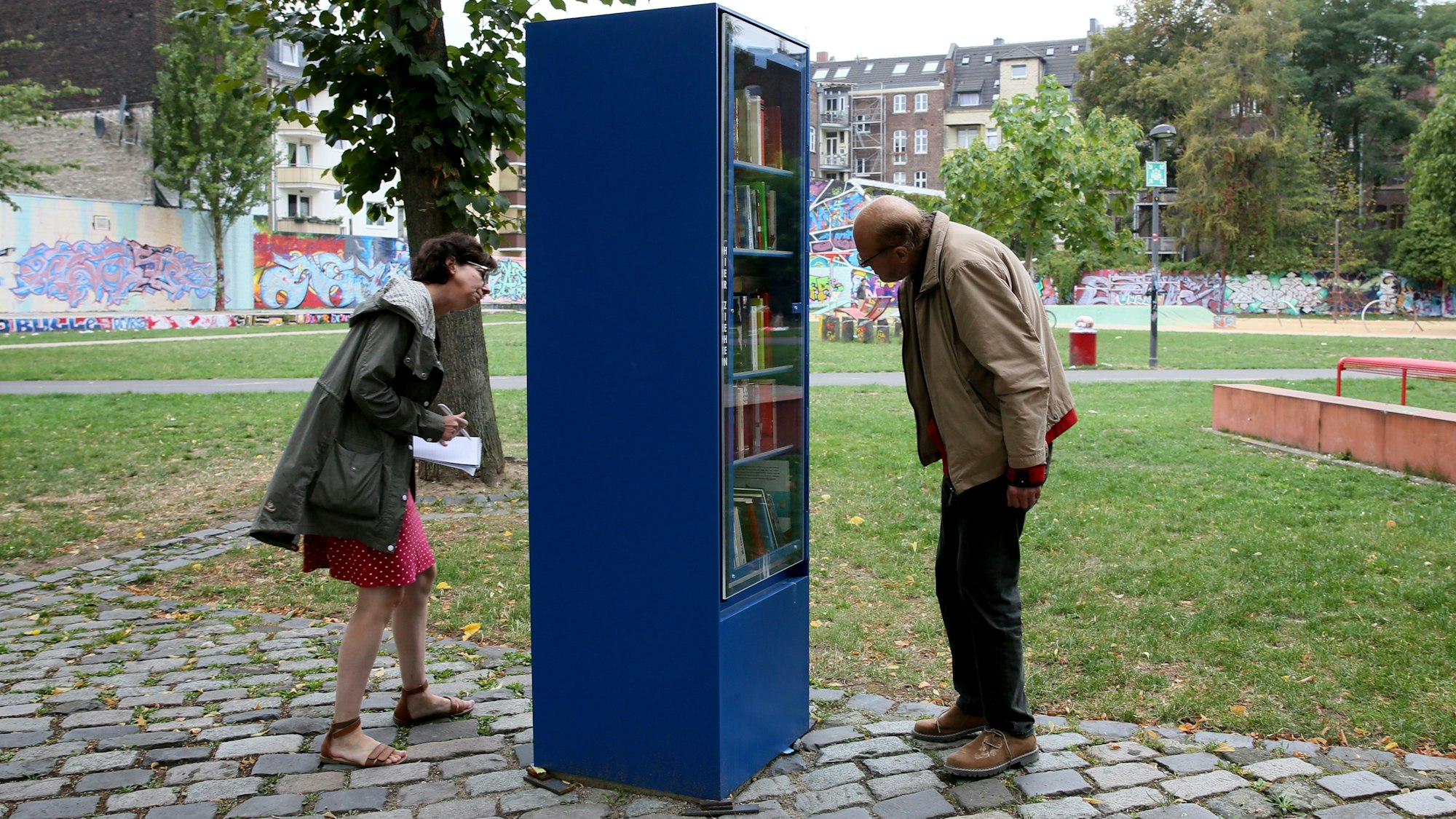 Bücherschrank in Köln.